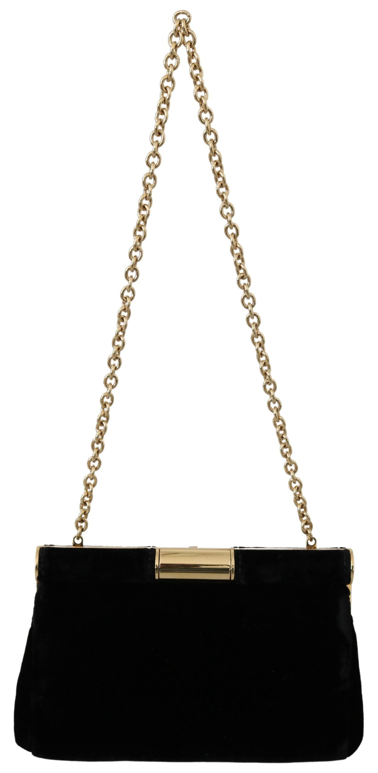 Dolce & Gabbana Velvet Evening Party Crossbody With Crystal Studs Glam Steals