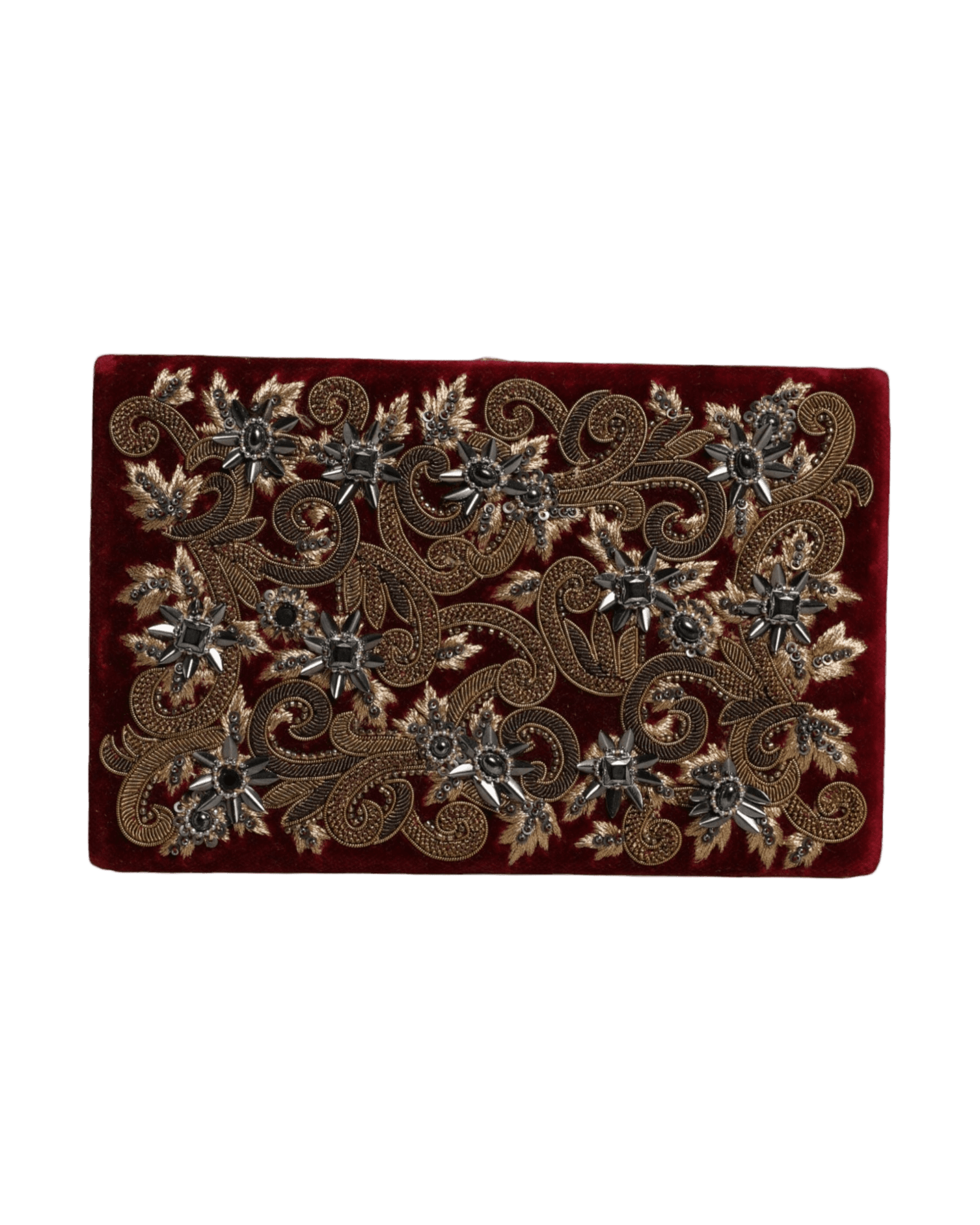 Dolce & Gabbana Red Velvet Clutch