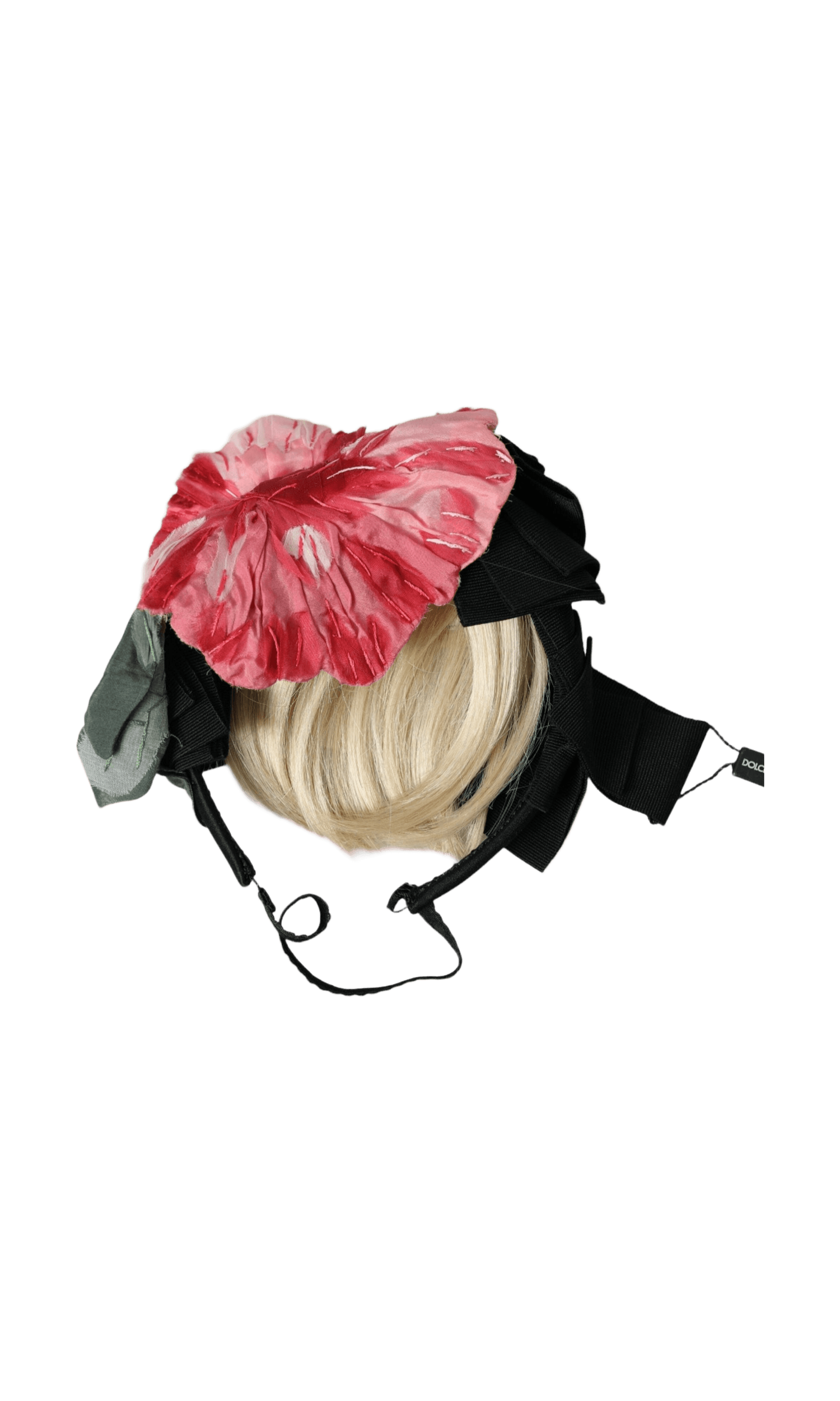 Dolce & Gabbana Viscose Hair Parrucchiera Headband Black White Diadem Glam Steals