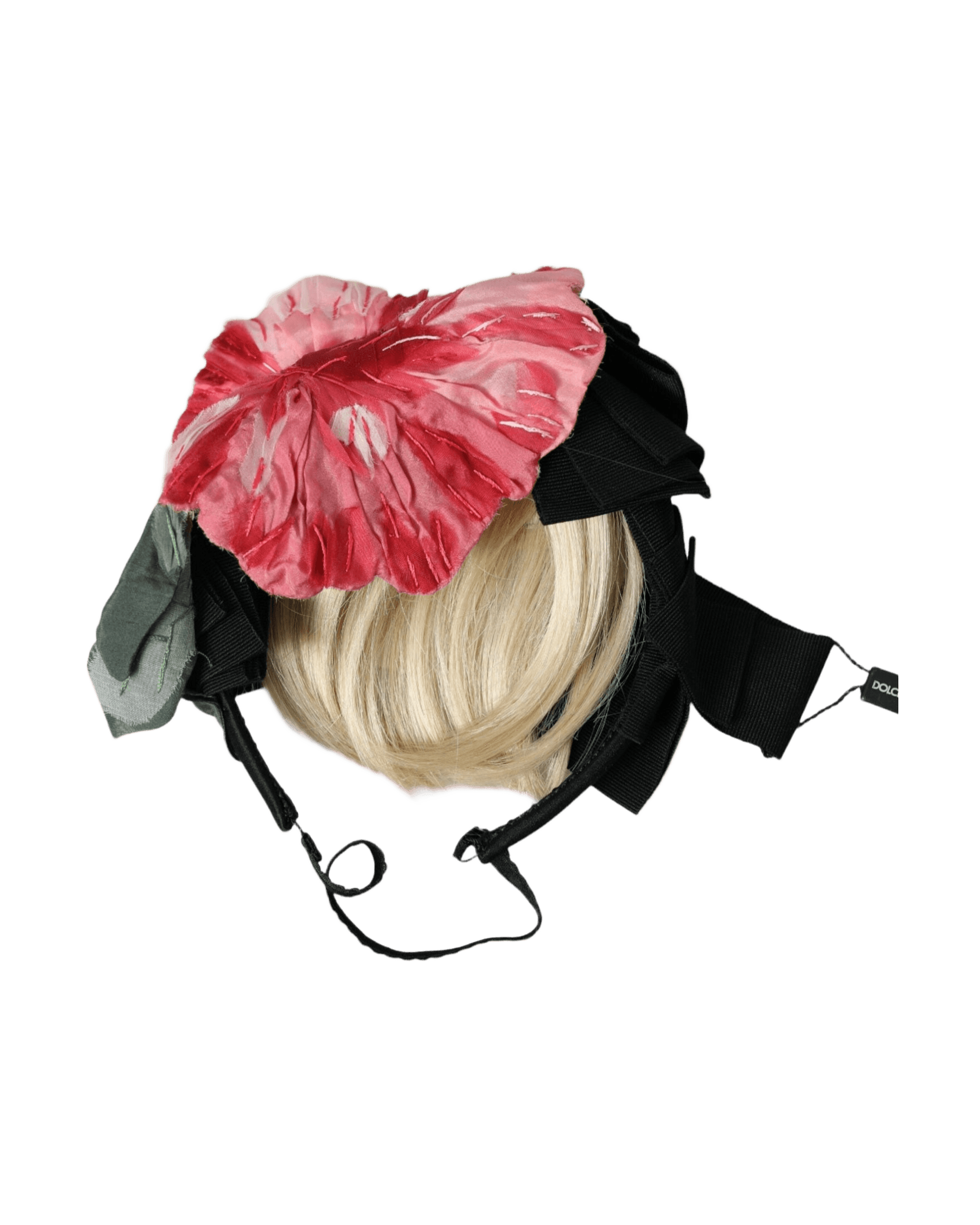 Dolce & Gabbana Viscose Hair Parrucchiera Headband Black White Diadem Glam Steals