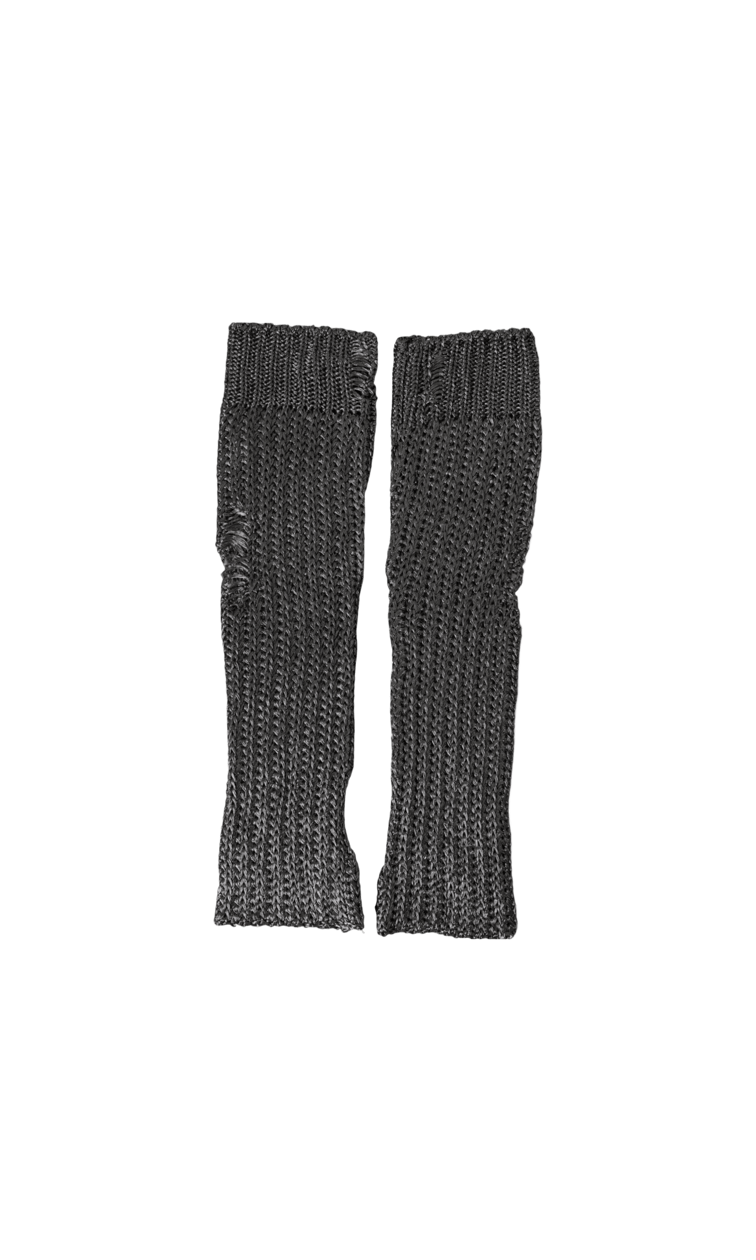 Dolce & Gabbana Viscose Knitted Finger Less Gray Gloves Glam Steals
