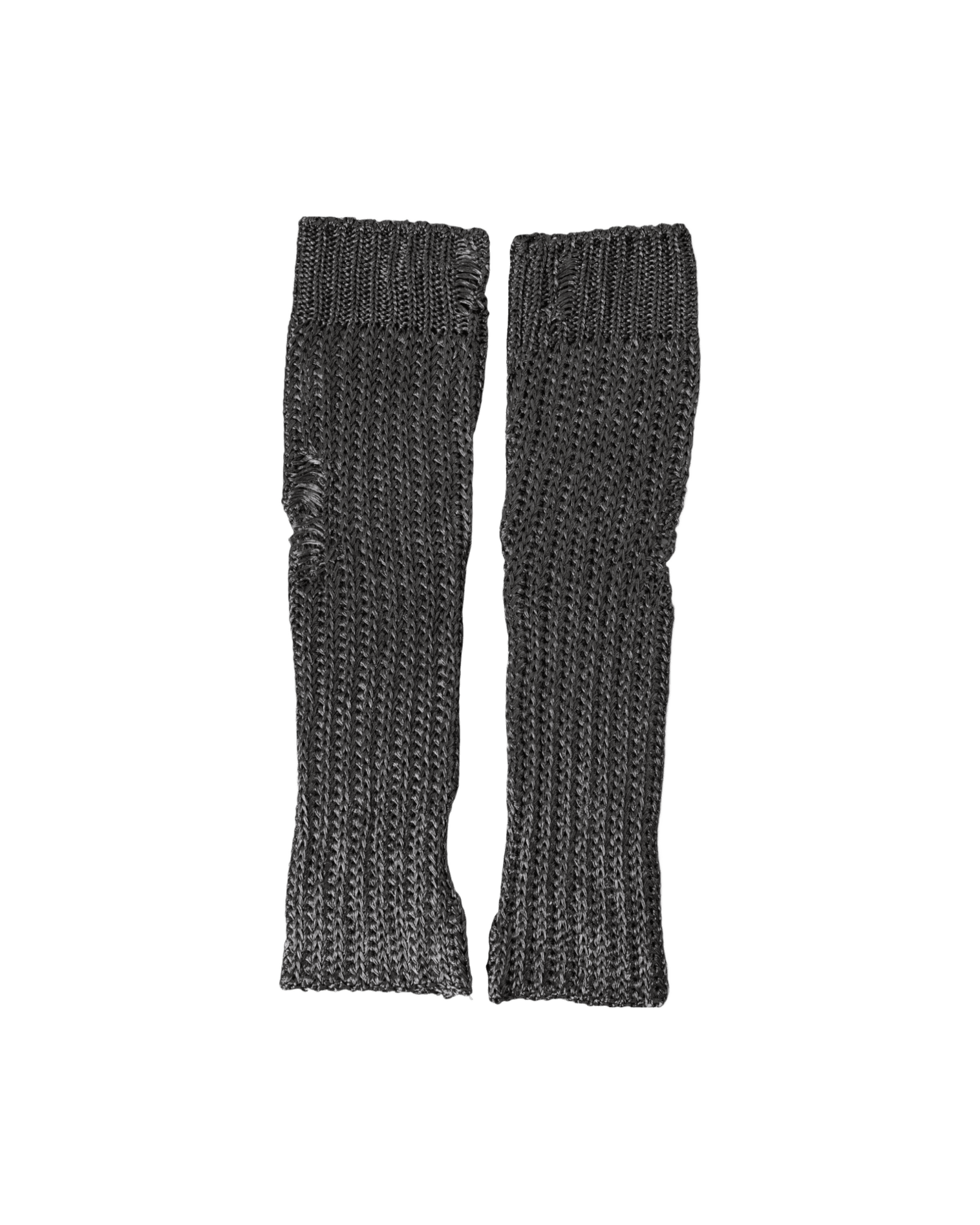 Dolce & Gabbana Viscose Knitted Finger Less Gray Gloves Glam Steals
