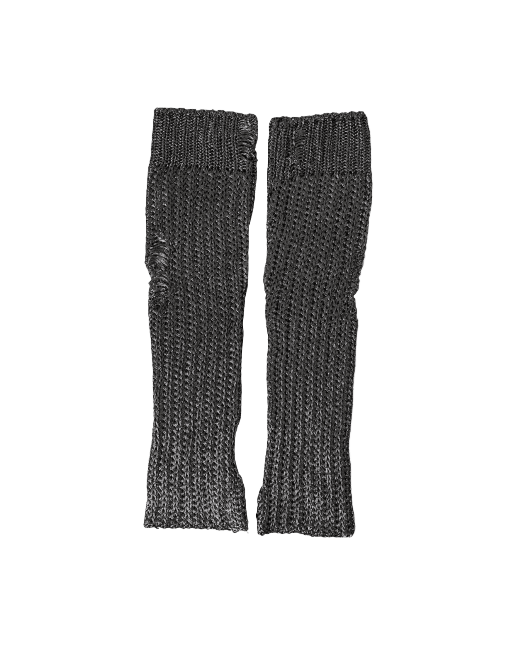 Dolce & Gabbana Viscose Knitted Finger Less Gray Gloves Glam Steals
