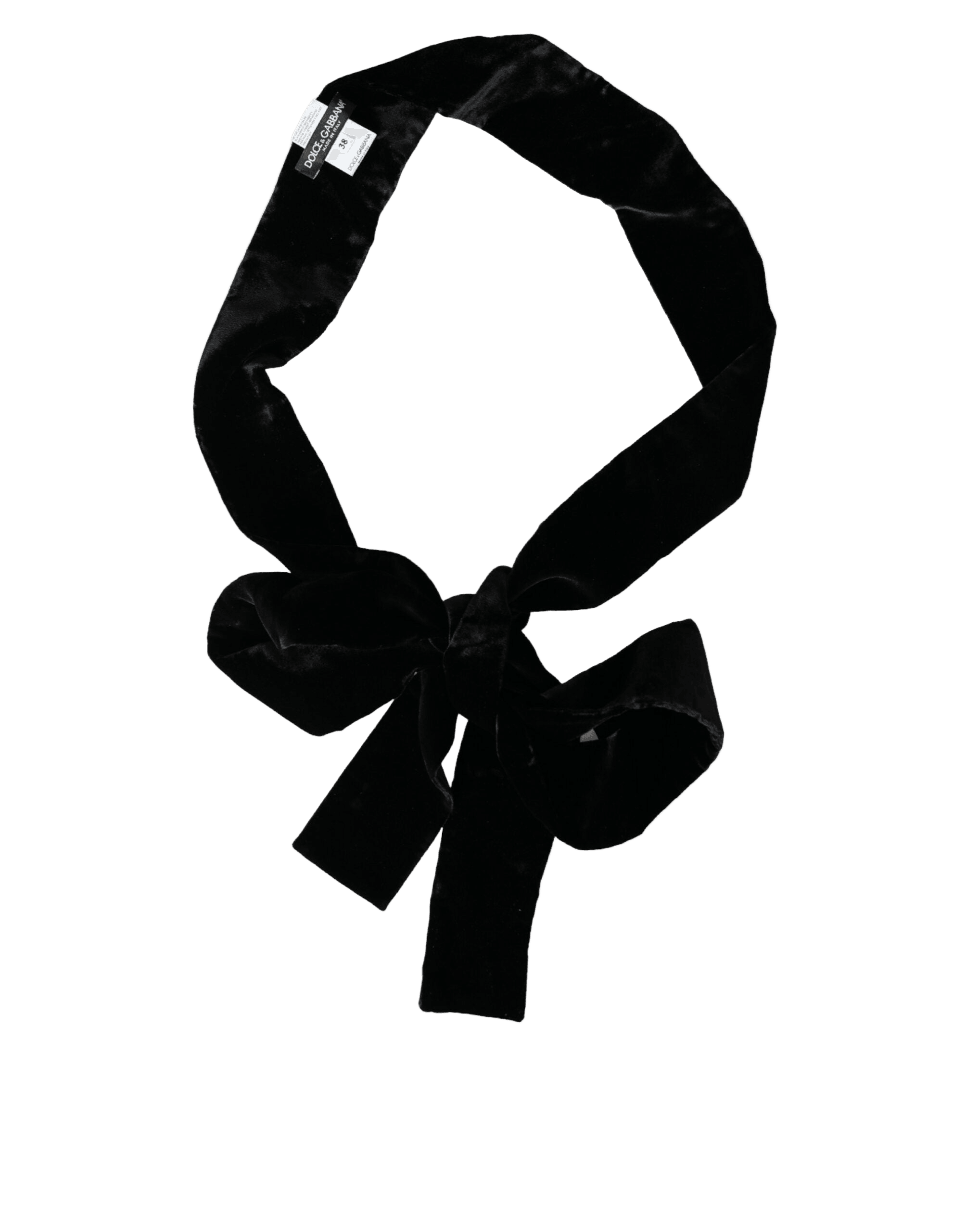 Dolce & Gabbana Viscose Wide Waist Women Black Belt Glam Steals