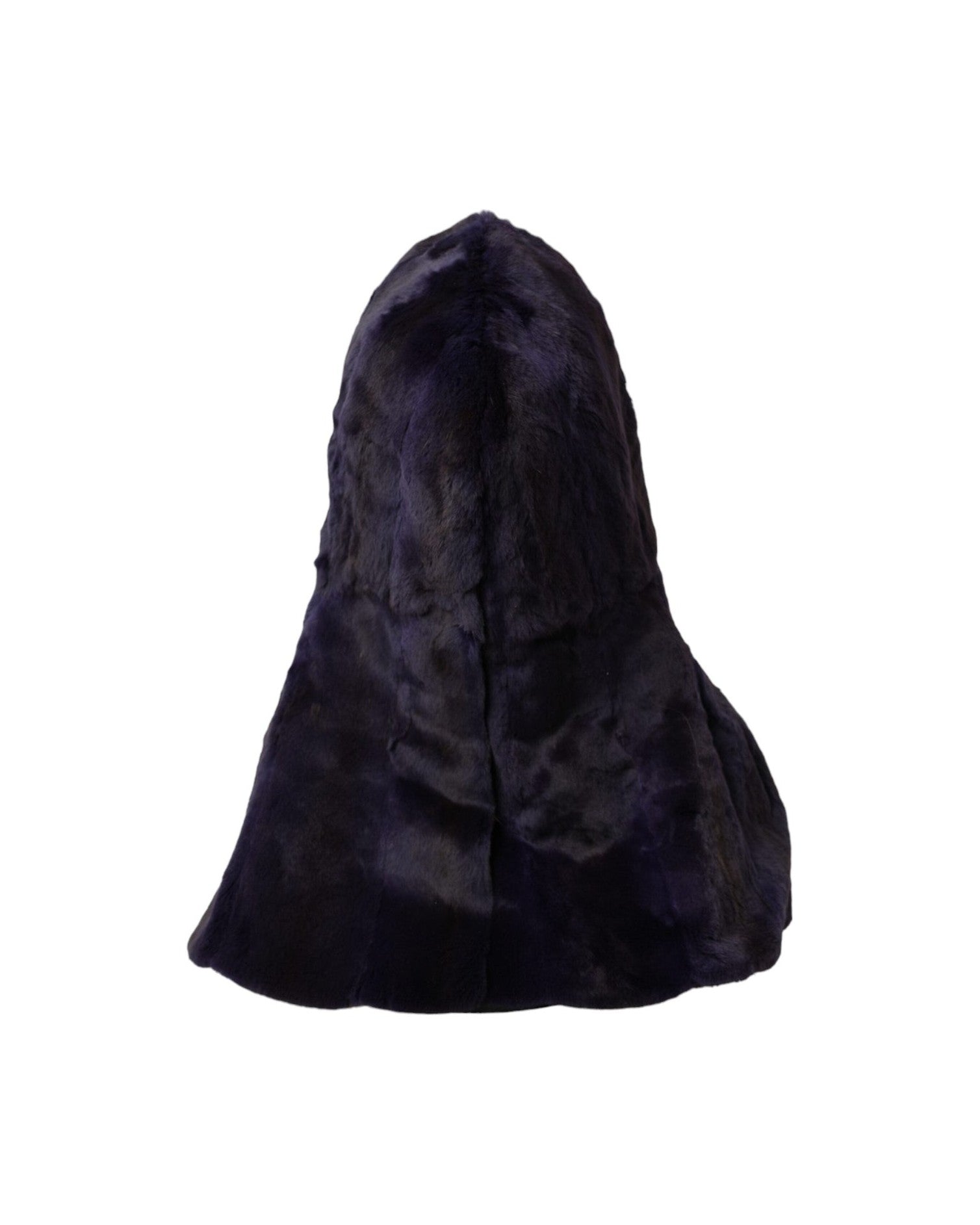 Dolce & Gabbana Weasel Fur Whole Head Wrap Black Hat Glam Steals