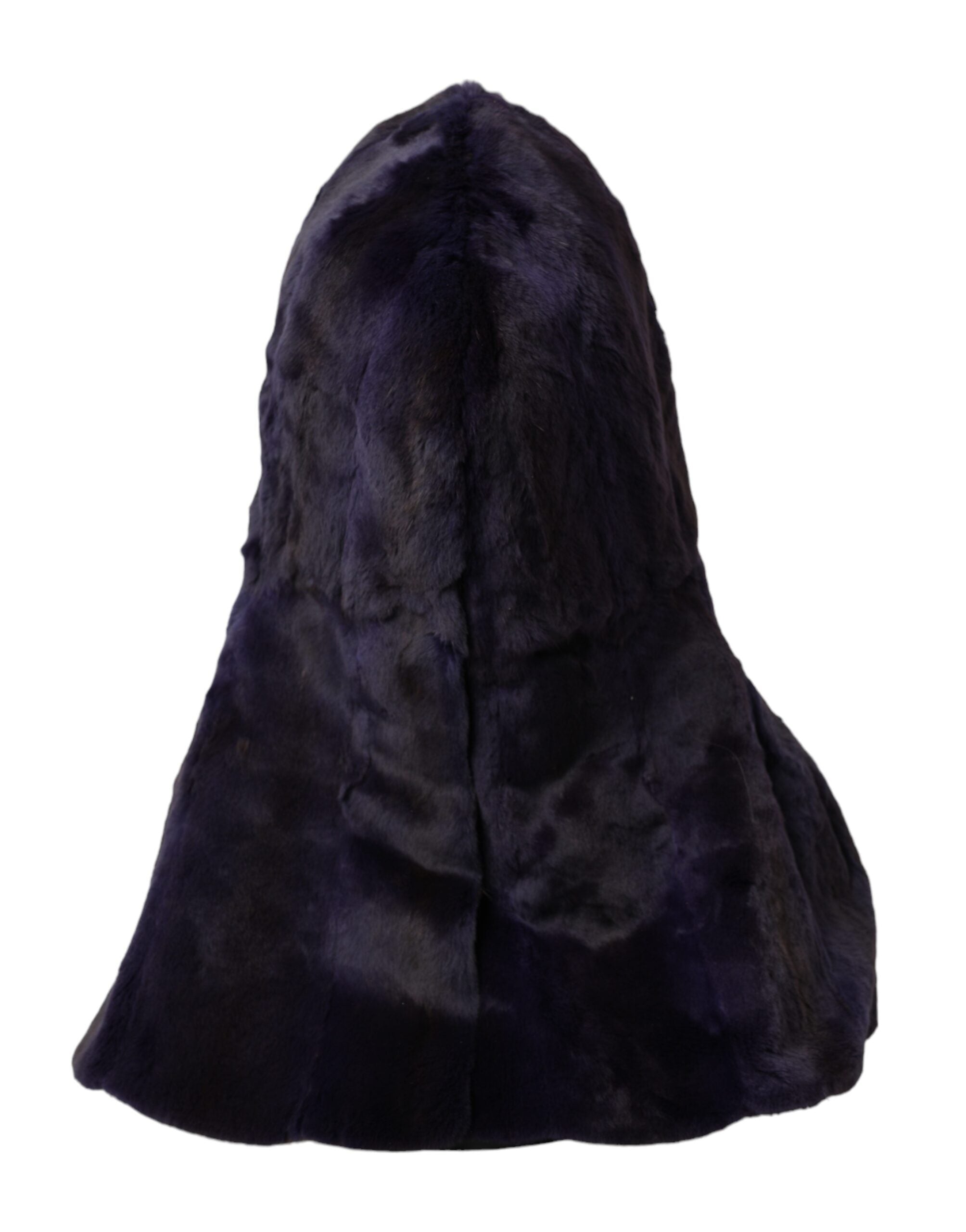 Dolce & Gabbana Weasel Fur Whole Head Wrap Black Hat Glam Steals