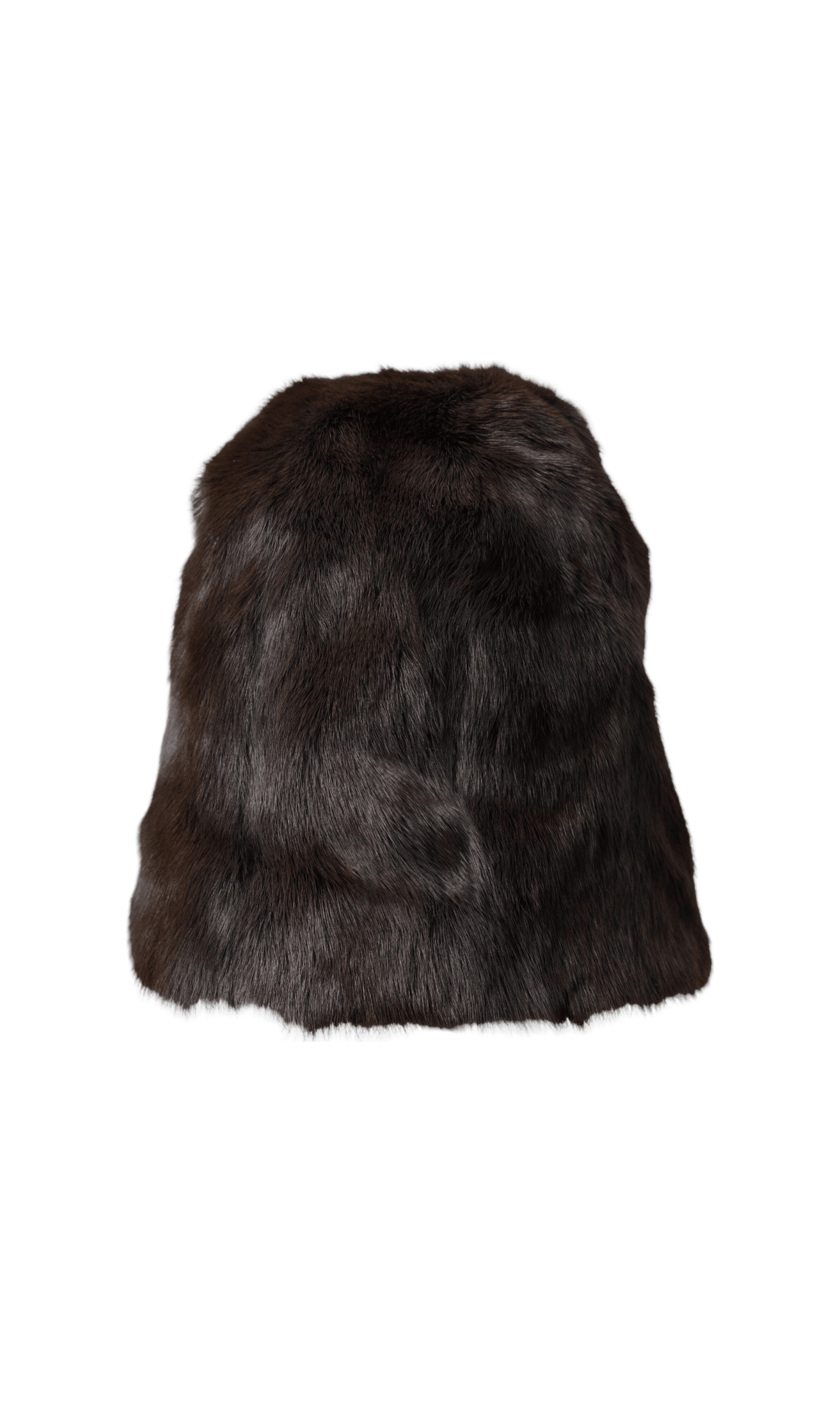 Dolce & Gabbana Weasel Fur Womens Cashmere Hat Brown Beanie Glam Steals