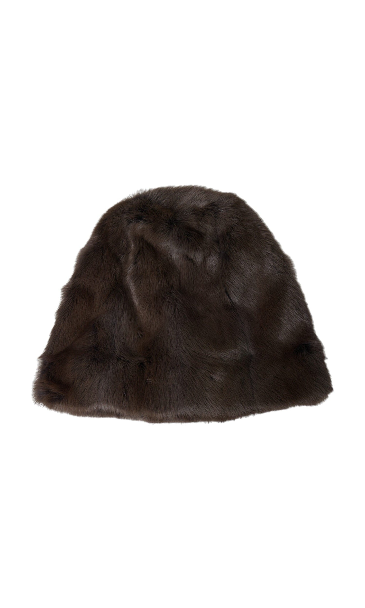 Dolce & Gabbana Weasel Fur Womens Cashmere Hat Brown Beanie Glam Steals