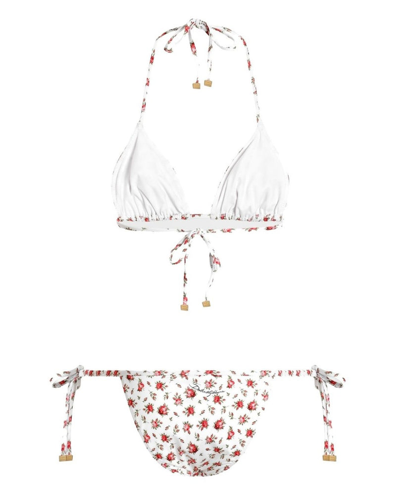 Dolce & Gabbana White Classic Bikinis Beachwear & underwear