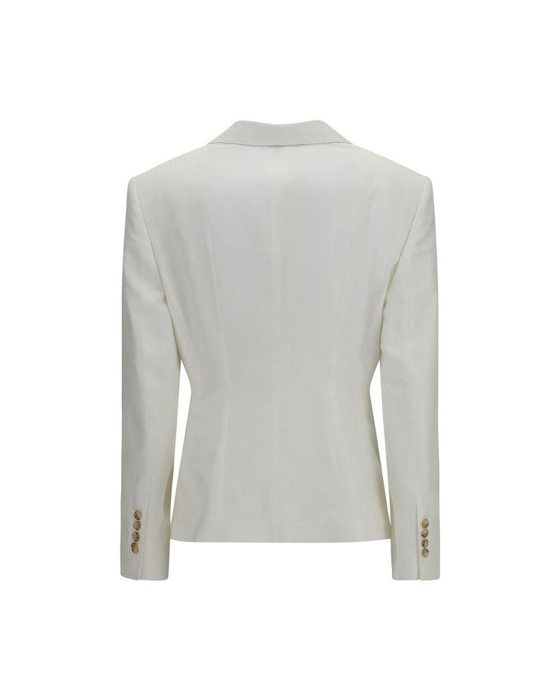 Dolce & Gabbana White Cotton Blazer Glam Steals