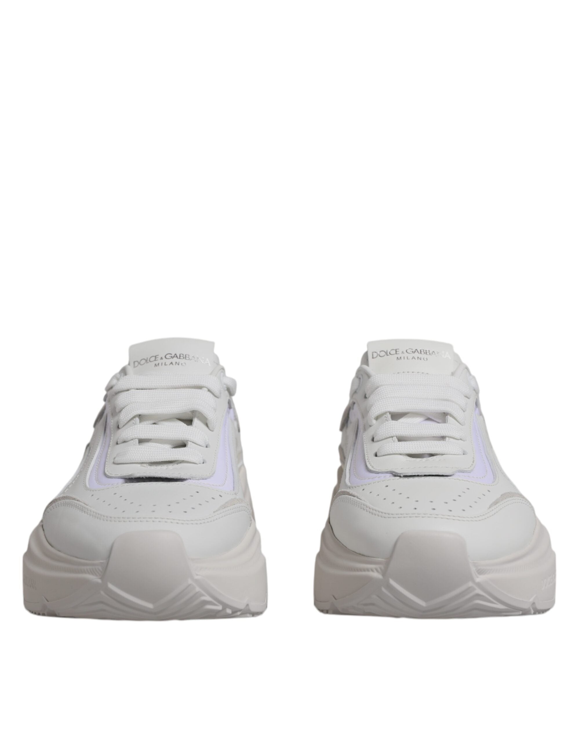 Dolce & Gabbana White Daymaster Low Top Sneakers Shoes Glam Steals