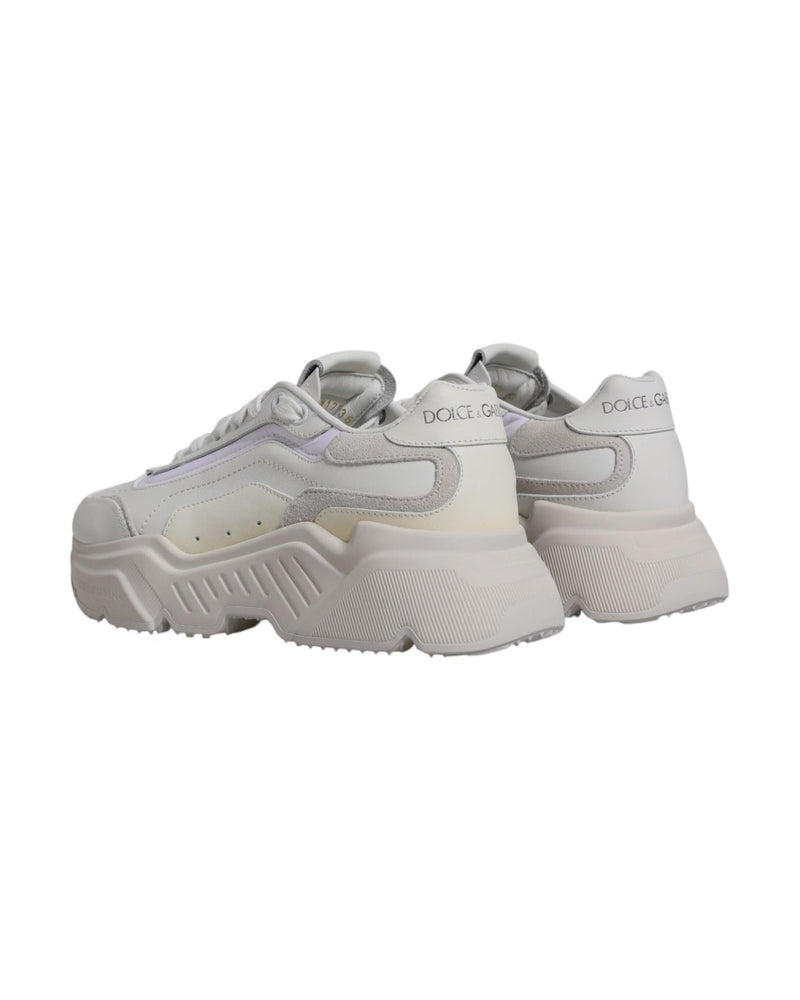 Dolce & Gabbana White Daymaster Low Top Sneakers Shoes Glam Steals
