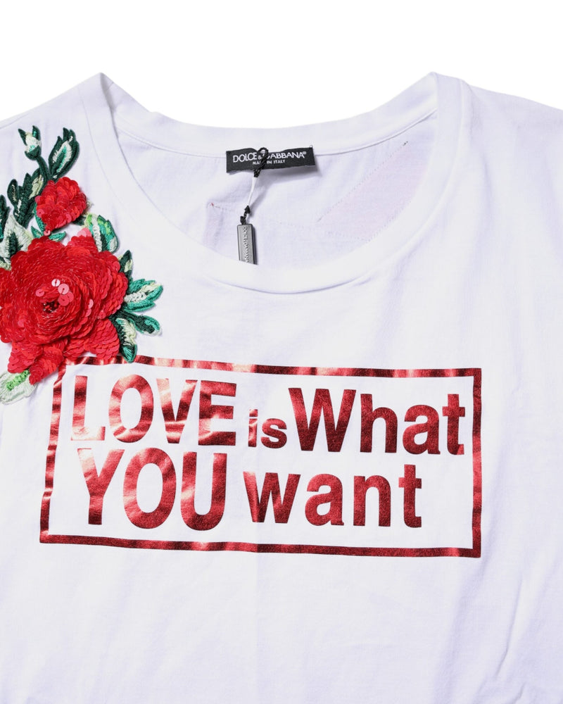 Dolce & Gabbana White Floral Graphic Print Sleeveless Tank Top Glam Steals