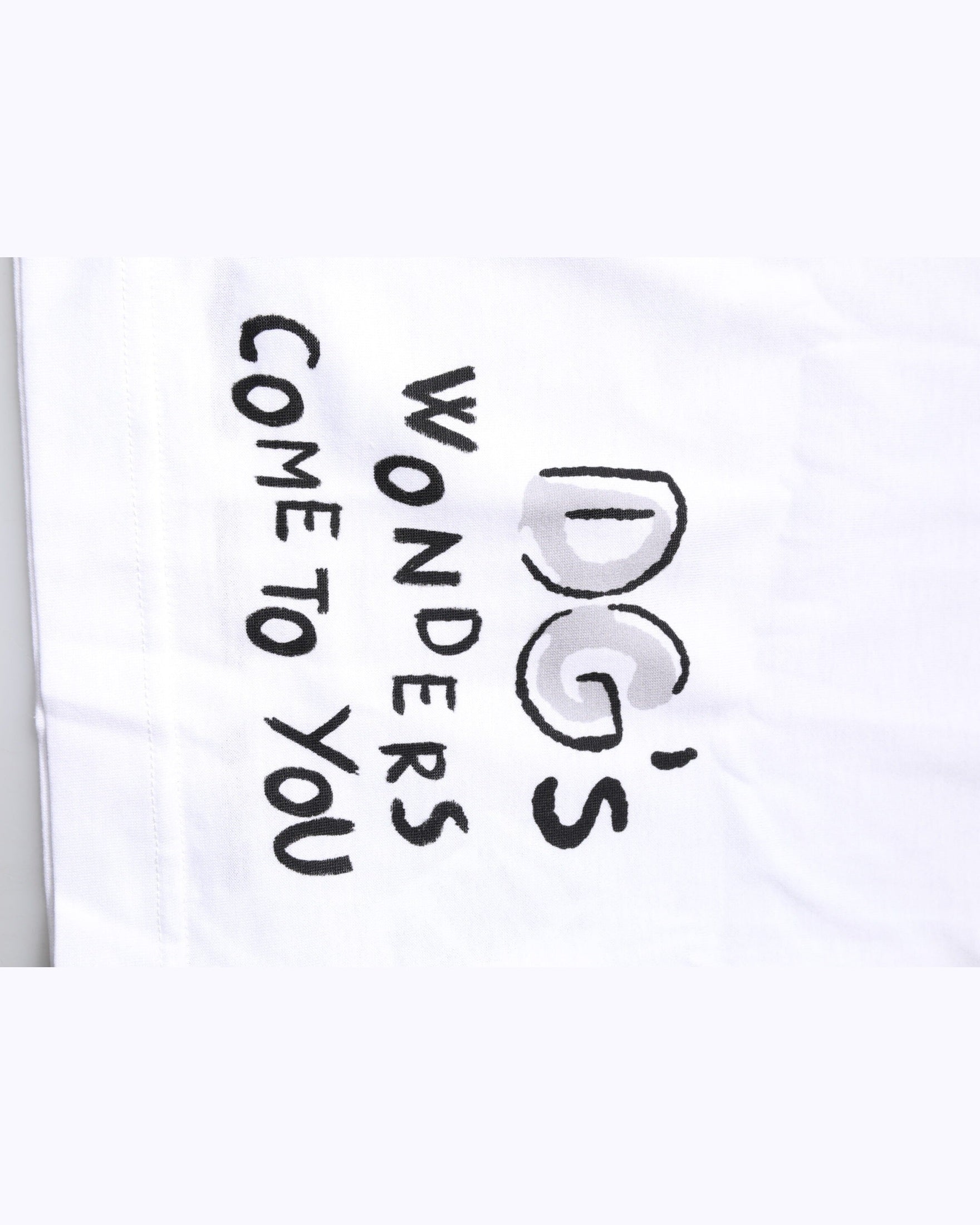 Dolce & Gabbana White Jersey Short Sleeved Printed T-shirt Glam Steals