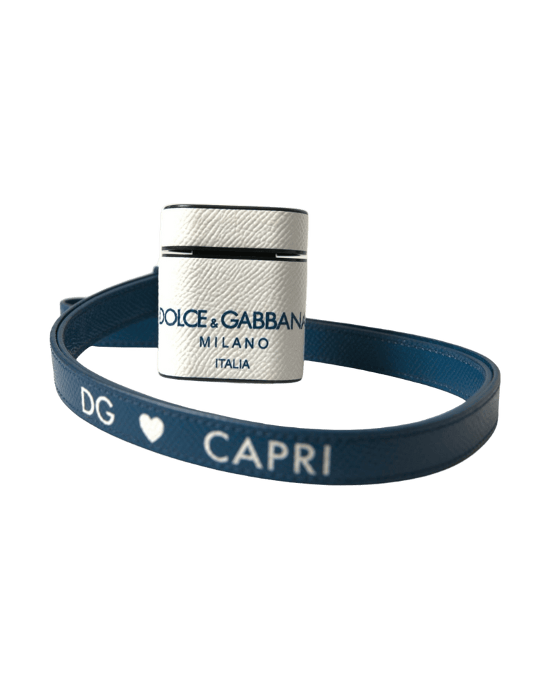 Dolce & White Gabbana Leather Chic Airpods Case In Glam Steals