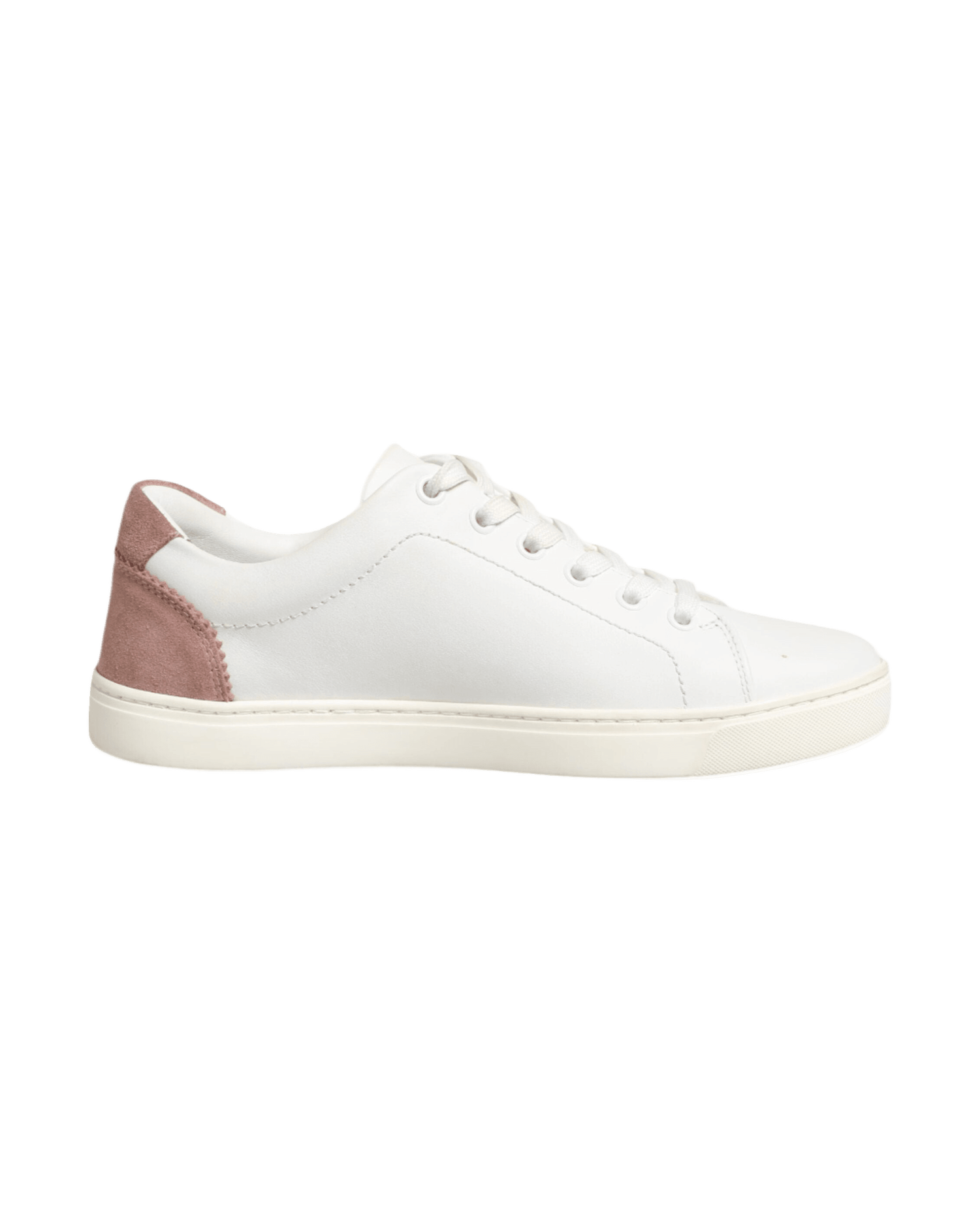 Dolce & Gabbana White Leather Pink Low Top Sneakers Shoes Glam Steals