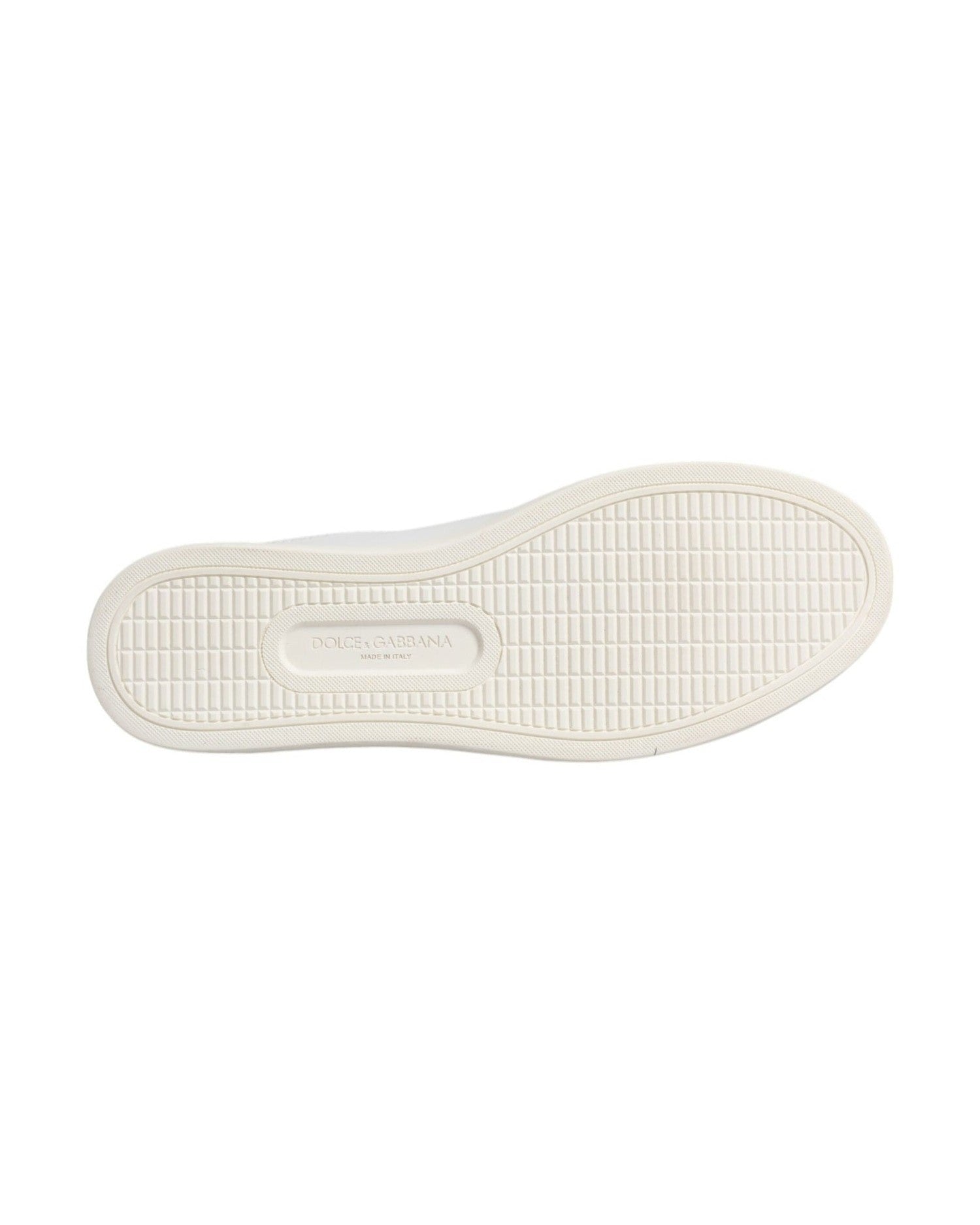 Dolce & Gabbana White London Calf Leather Sneakers Shoes Glam Steals