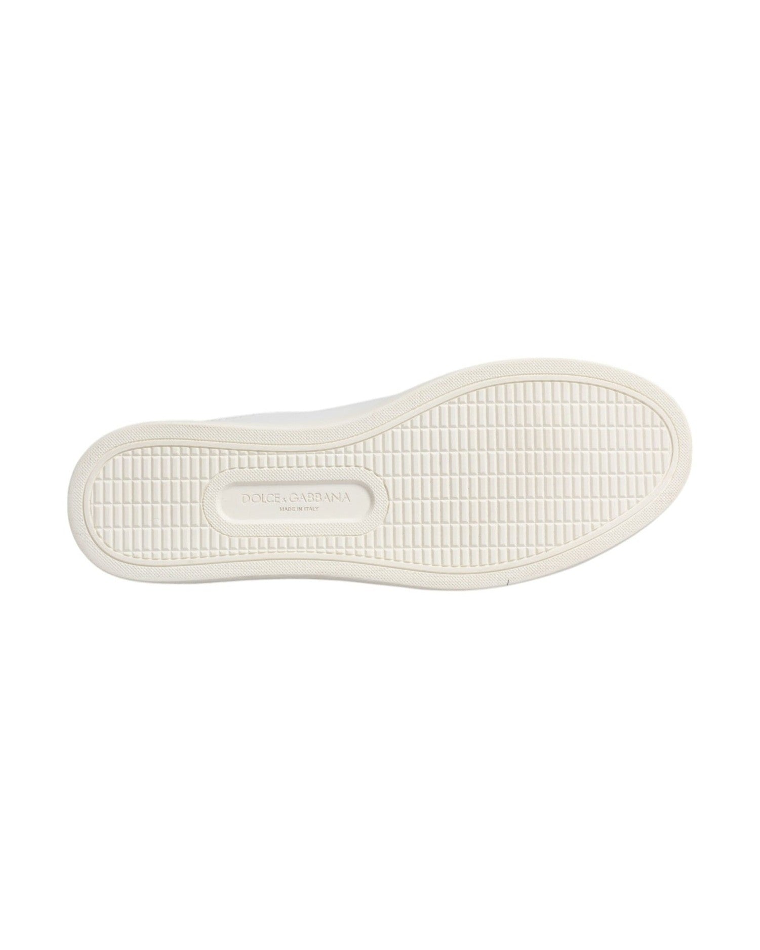 Dolce & Gabbana White London Calf Leather Sneakers Shoes Glam Steals