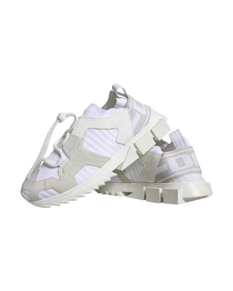 Dolce & Gabbana White Mesh Sorrento Trekking Sneakers Shoes Sneakers