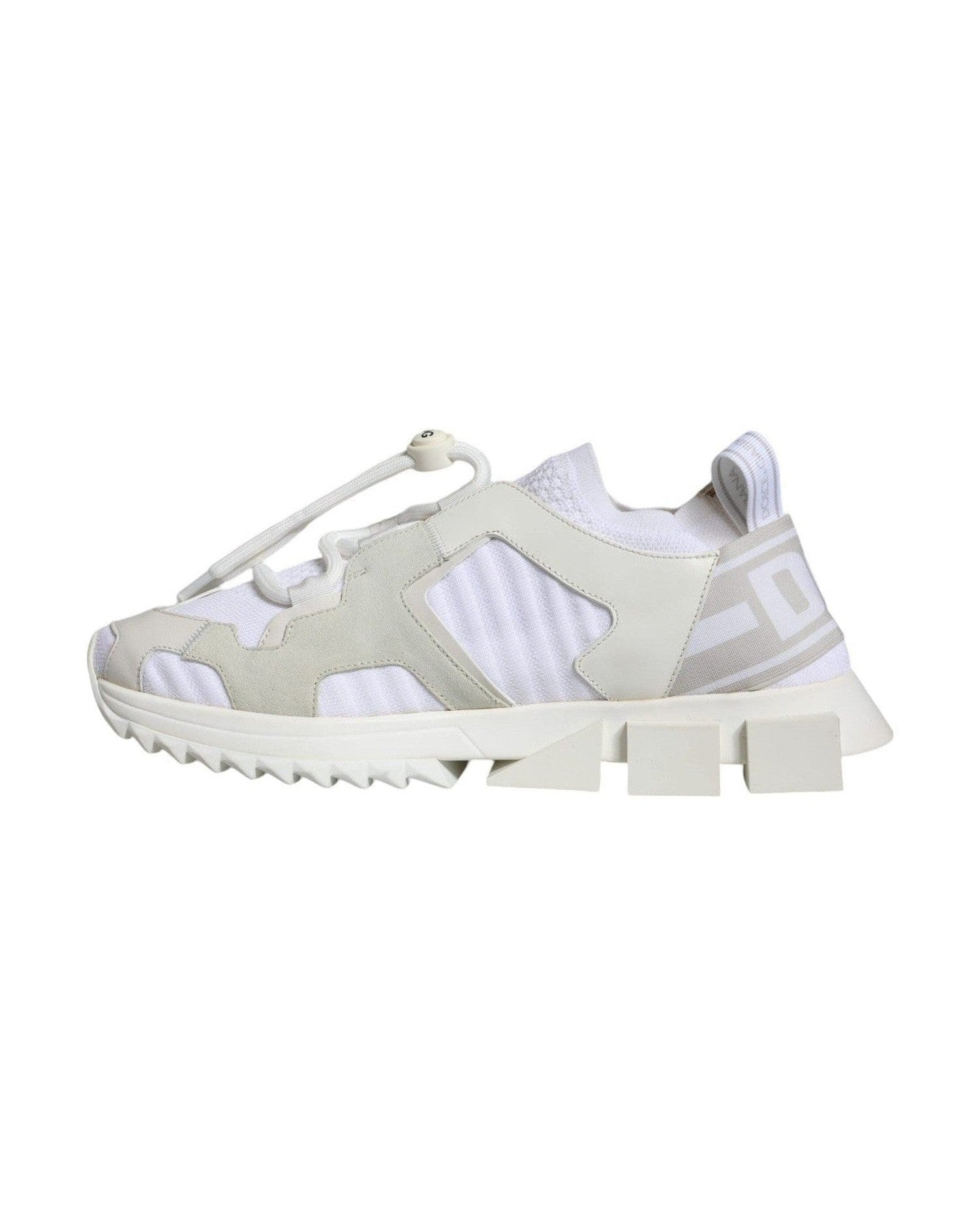 Dolce & Gabbana White Mesh Sorrento Trekking Sneakers Shoes Sneakers