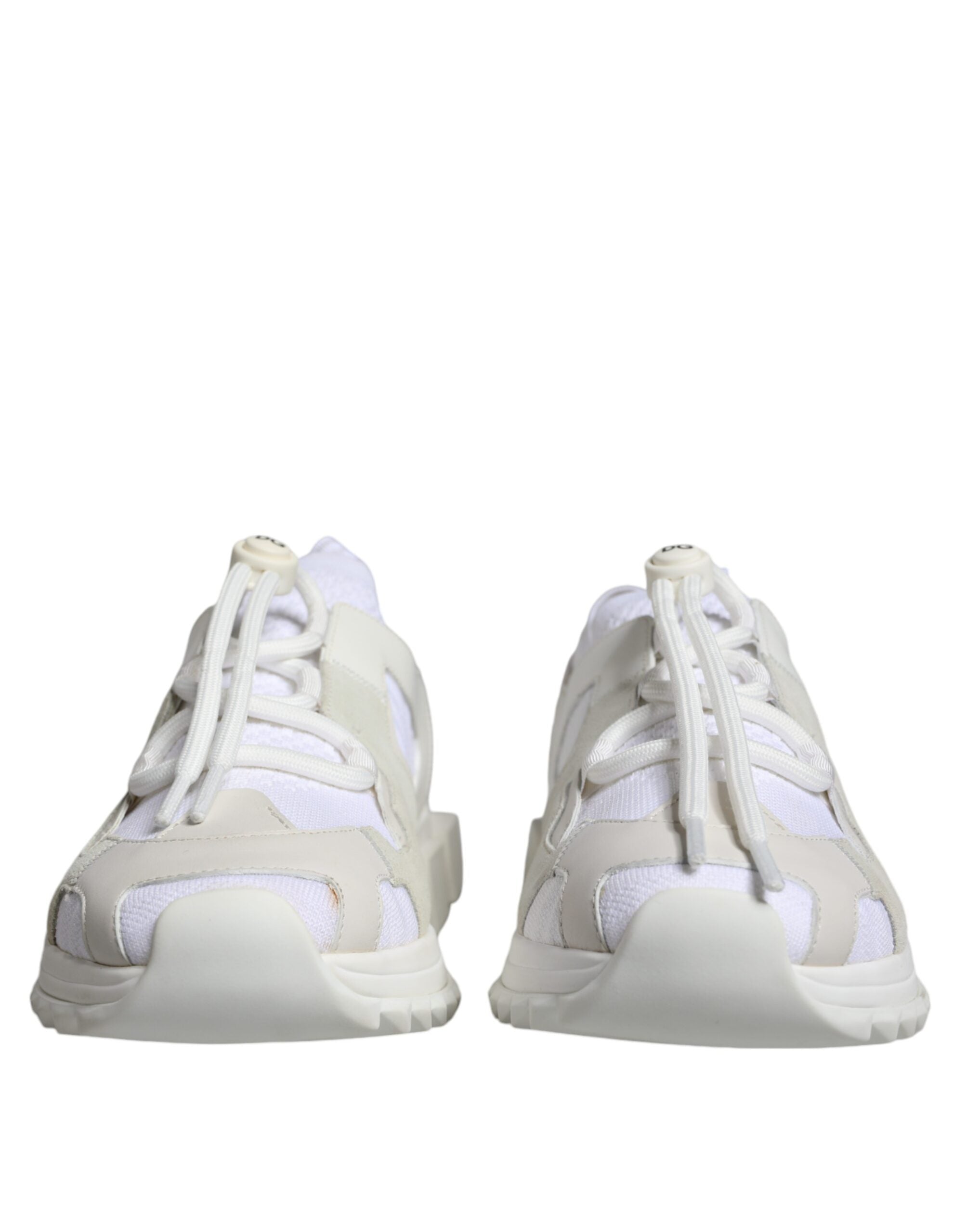 Dolce & Gabbana White Mesh Sorrento Trekking Sneakers Shoes Glam Steals