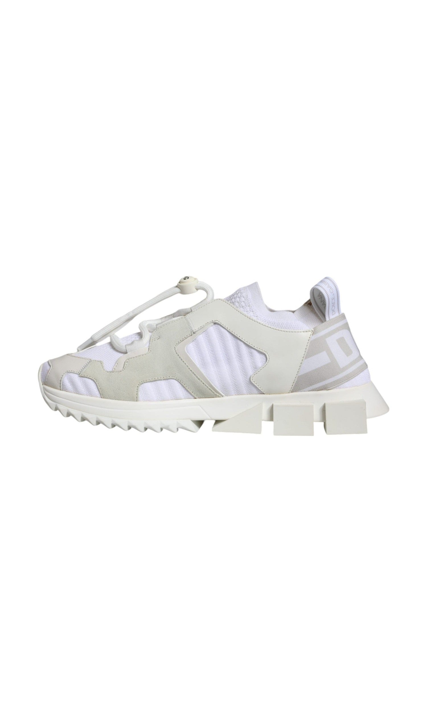 Dolce & Gabbana White Mesh Sorrento Trekking Sneakers Shoes Glam Steals