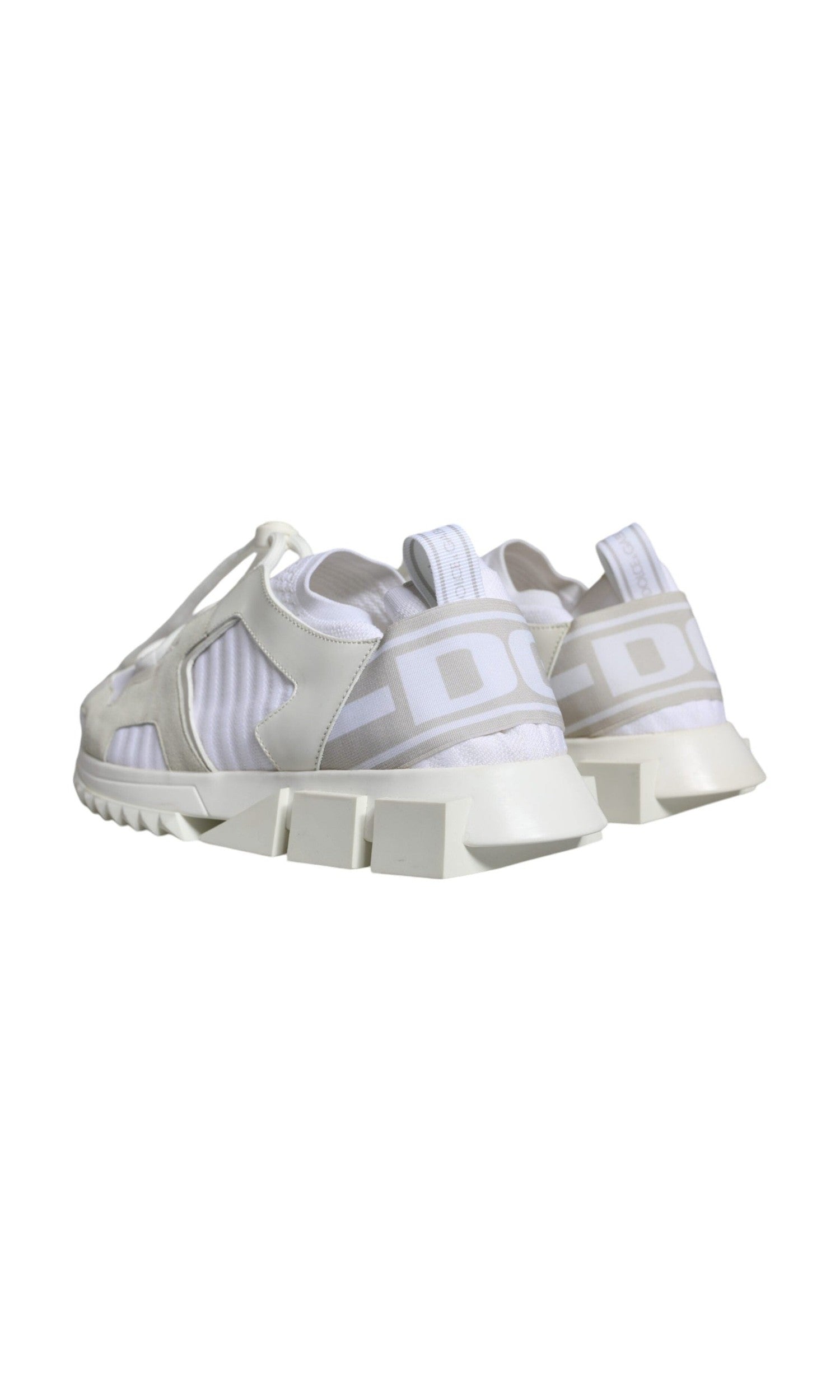 Dolce & Gabbana White Mesh Sorrento Trekking Sneakers Shoes Glam Steals
