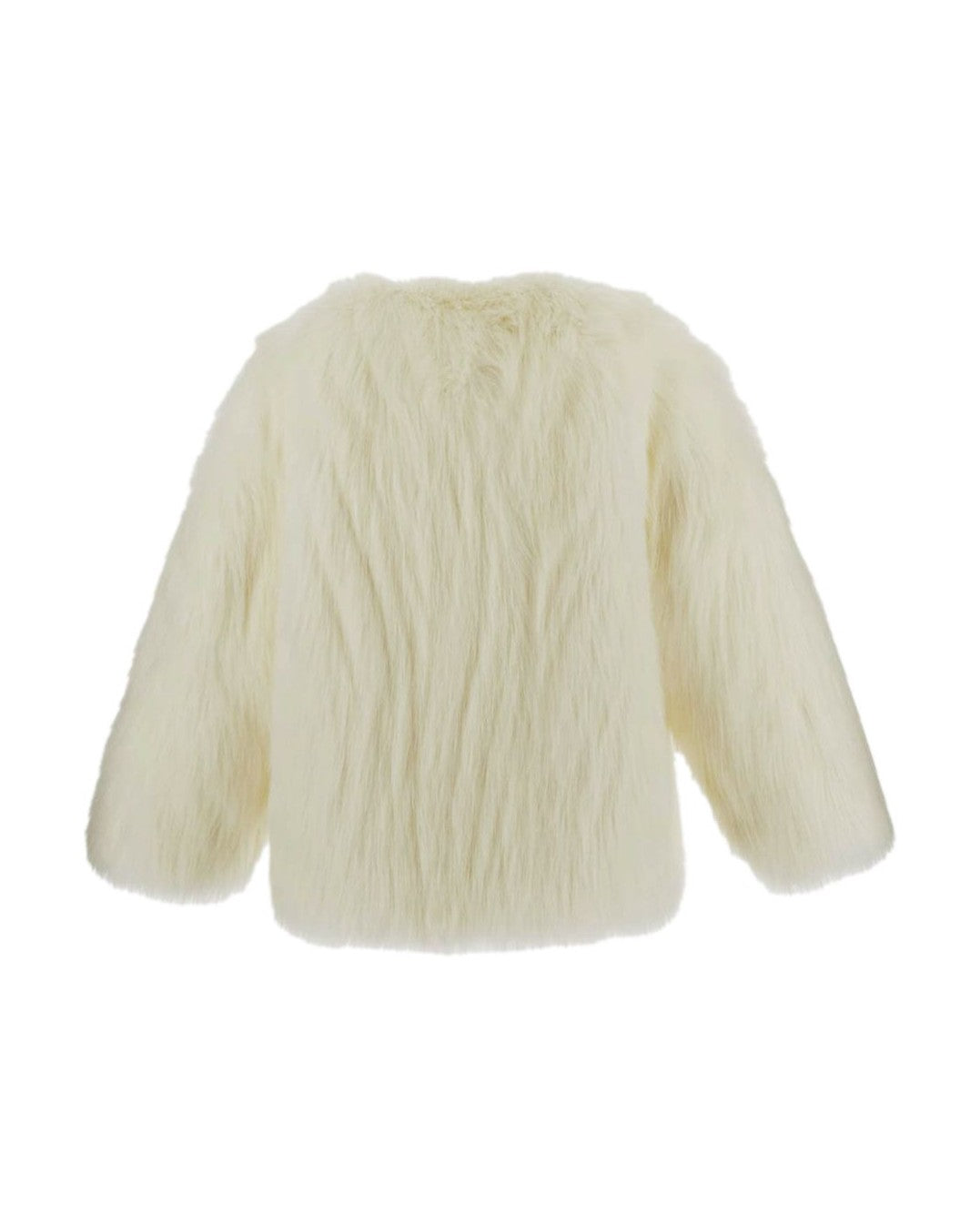 Dolce & Gabbana White Modacrylic Jacket Coat Glam Steals