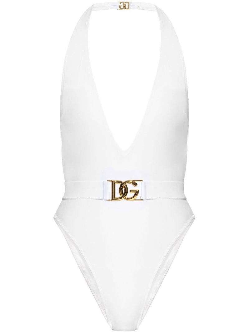 Dolce & Gabbana White One Piece Swimsuits Glam Steals