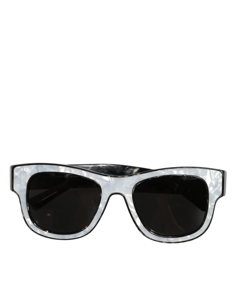 Dolce & Gabbana White Pearl Acetate Frame Shades Sunglasses Glam Steals