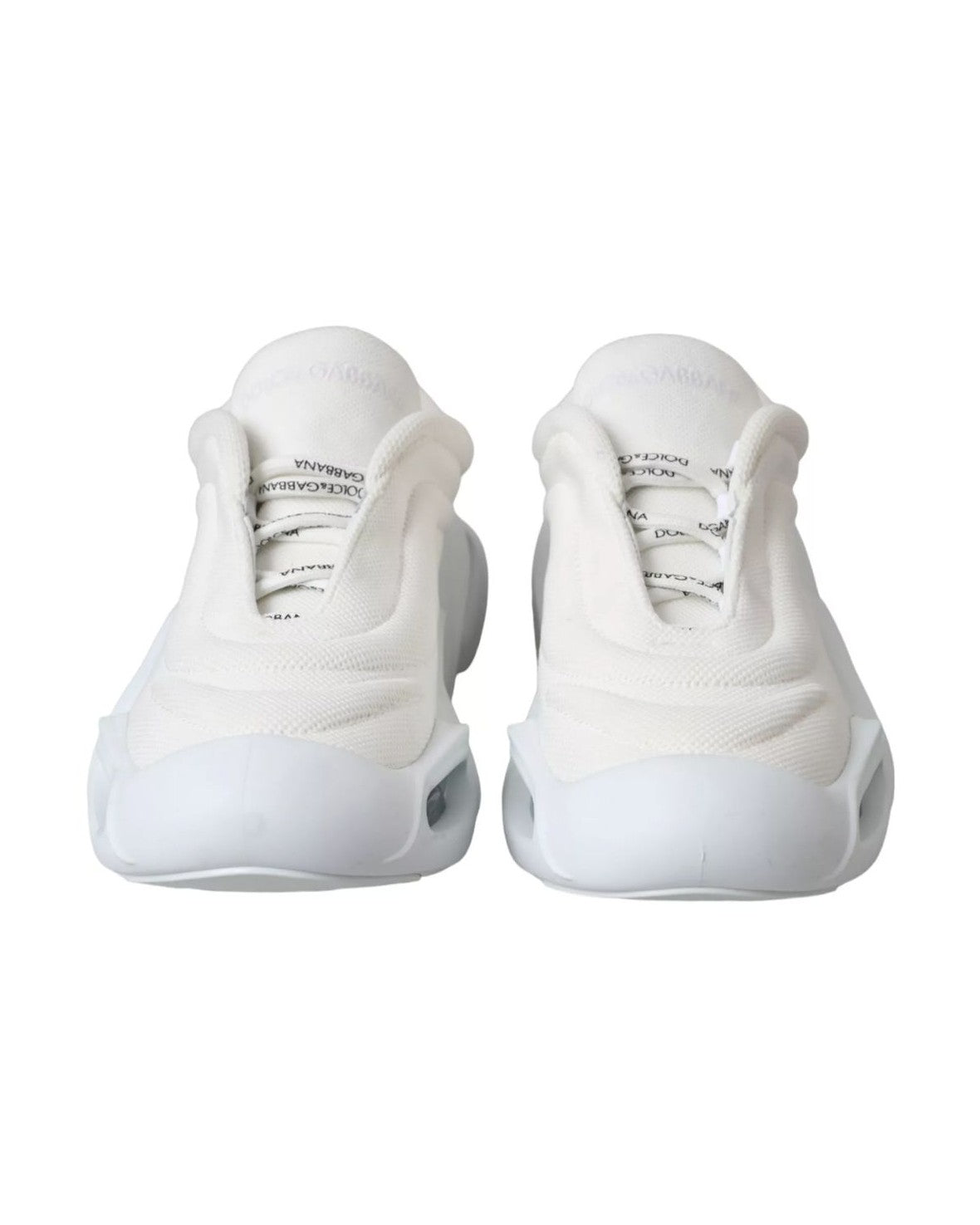 Dolce & Gabbana White Polyester Sneaker Glam Steals