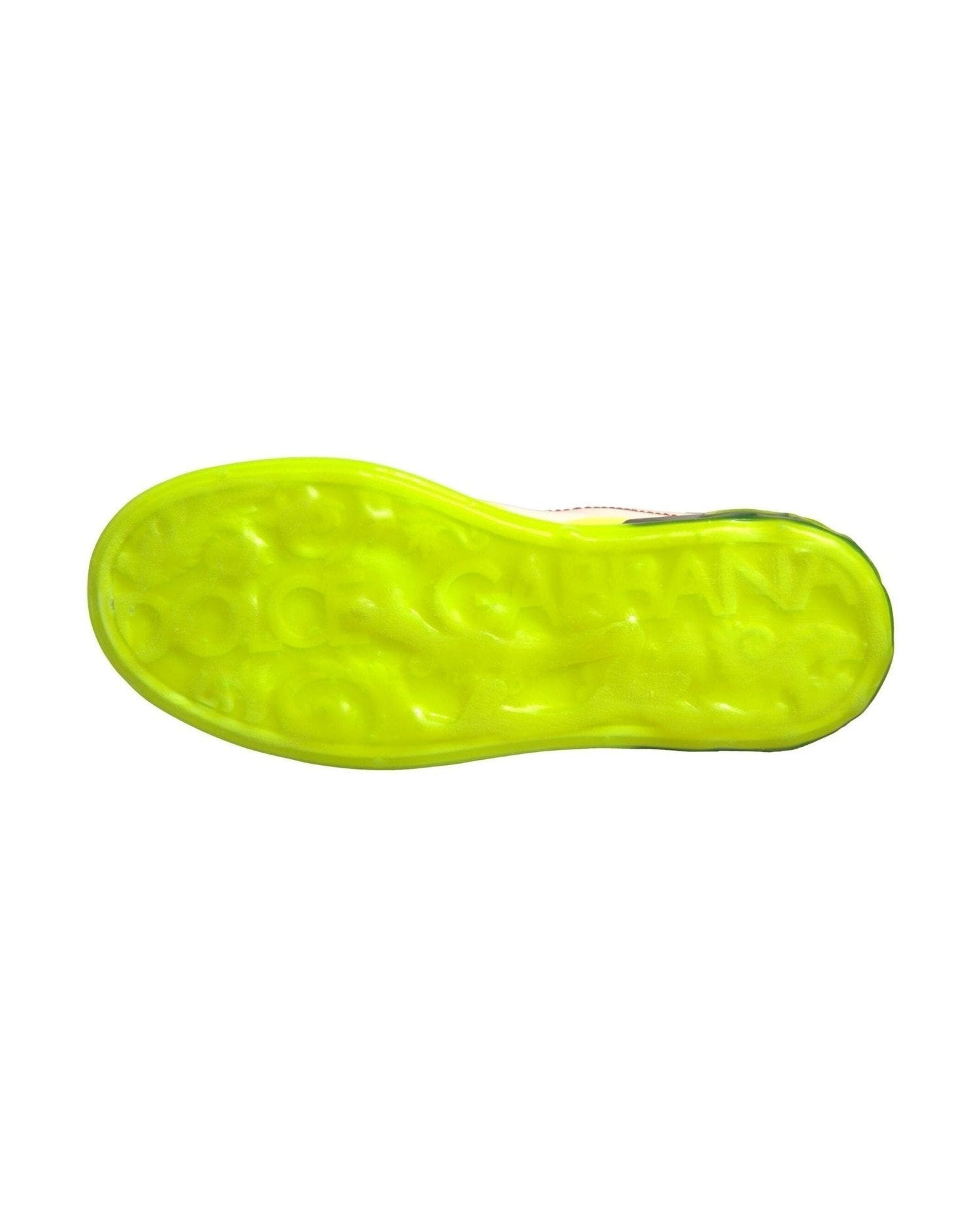 Dolce & Gabbana White Yellow Portofino Leather Sneakers Shoes Glam Steals