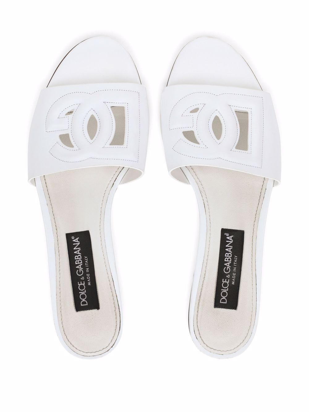 Dolce & Gabbana White Sandals Glam Steals
