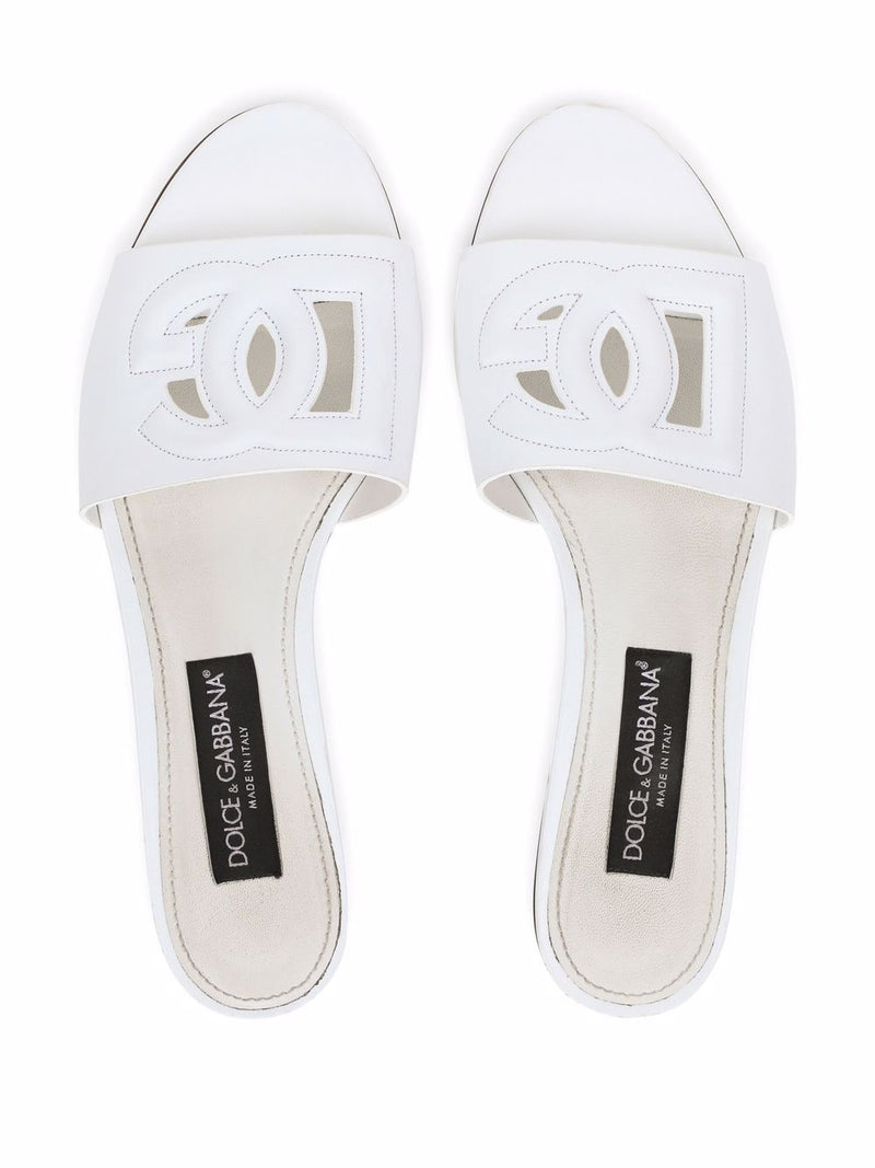 Dolce & Gabbana White Sandals Glam Steals