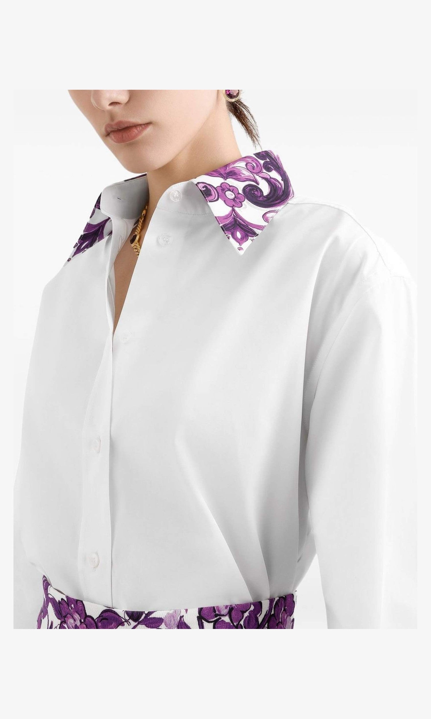 Dolce & Gabbana White Shirt Glam Steals