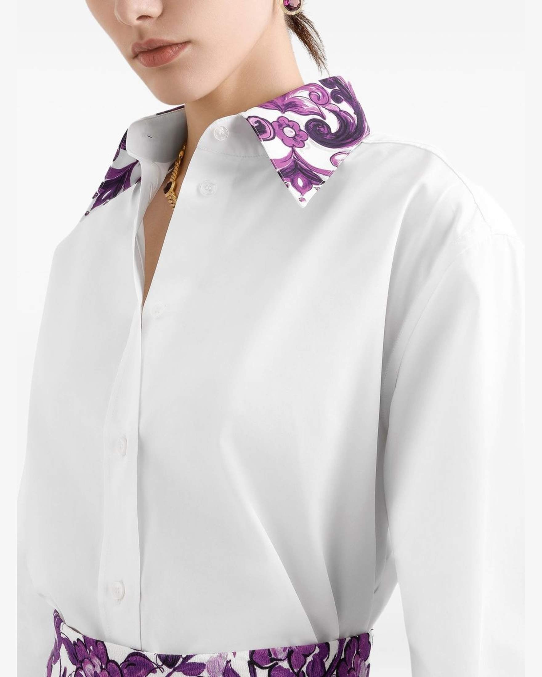Dolce & Gabbana White Shirt Glam Steals