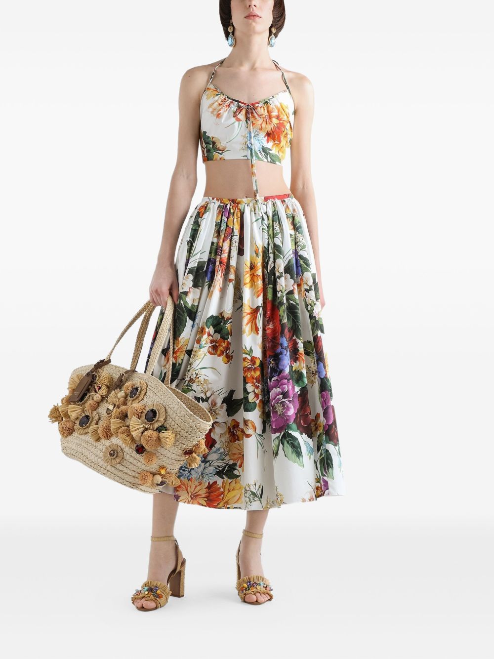Dolce & Gabbana White Skirt Glam Steals