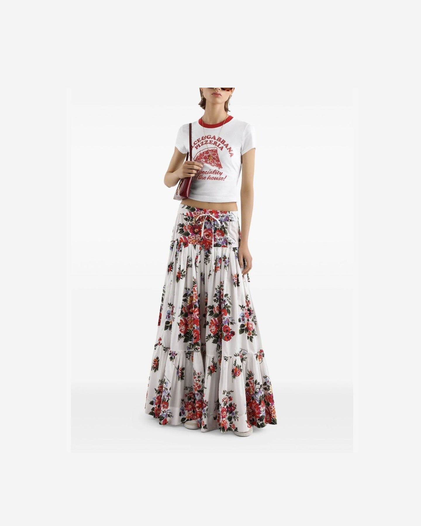 Dolce & Gabbana White Skirt Glam Steals