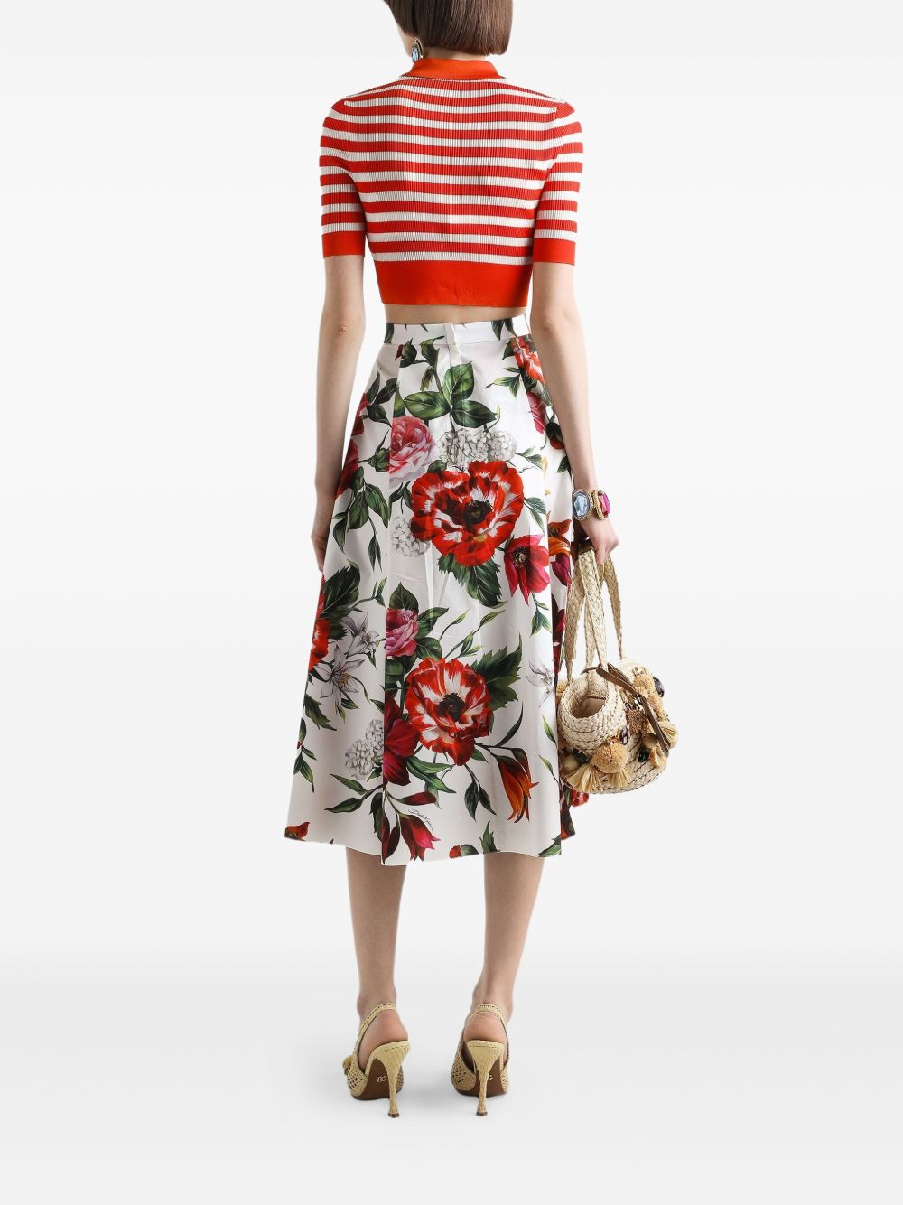 Dolce & Gabbana White Skirt Glam Steals