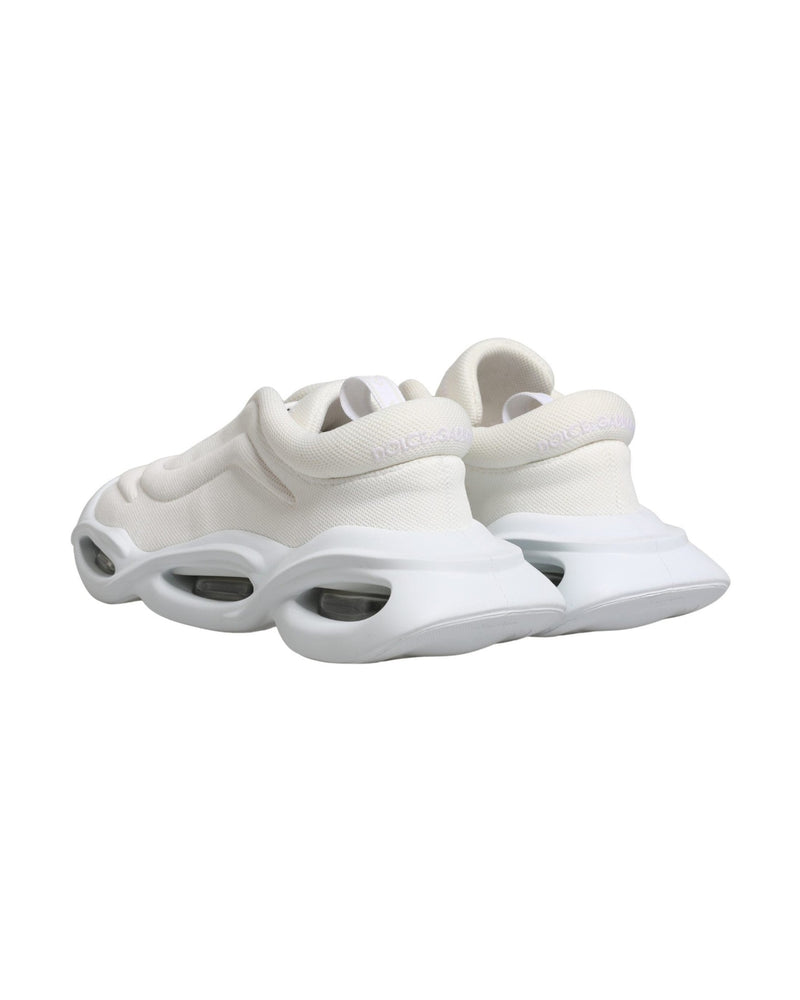 Dolce & Gabbana White Slip On Wave Low Top Sneakers Glam Steals