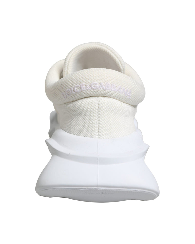 Dolce & Gabbana White Slip On Wave Low Top Sneakers Glam Steals