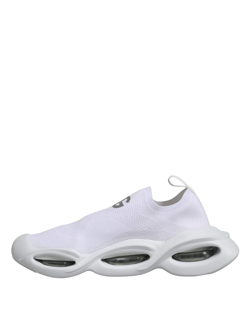 Dolce & Gabbana White Slip On Wave Low Top Sneakers Shoes Glam Steals