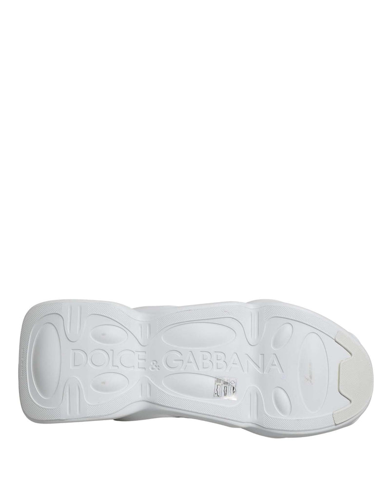 Dolce & Gabbana White Slip On Wave Low Top Sneakers Shoes Glam Steals
