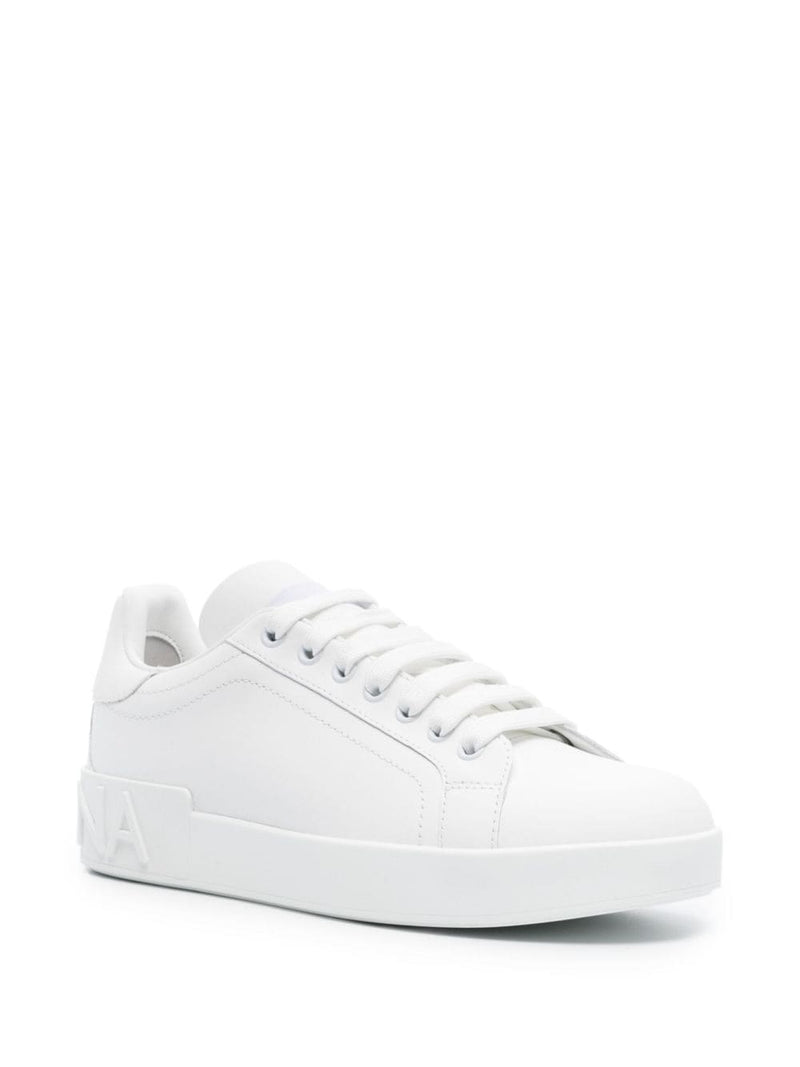Dolce & Gabbana White Sneakers Glam Steals