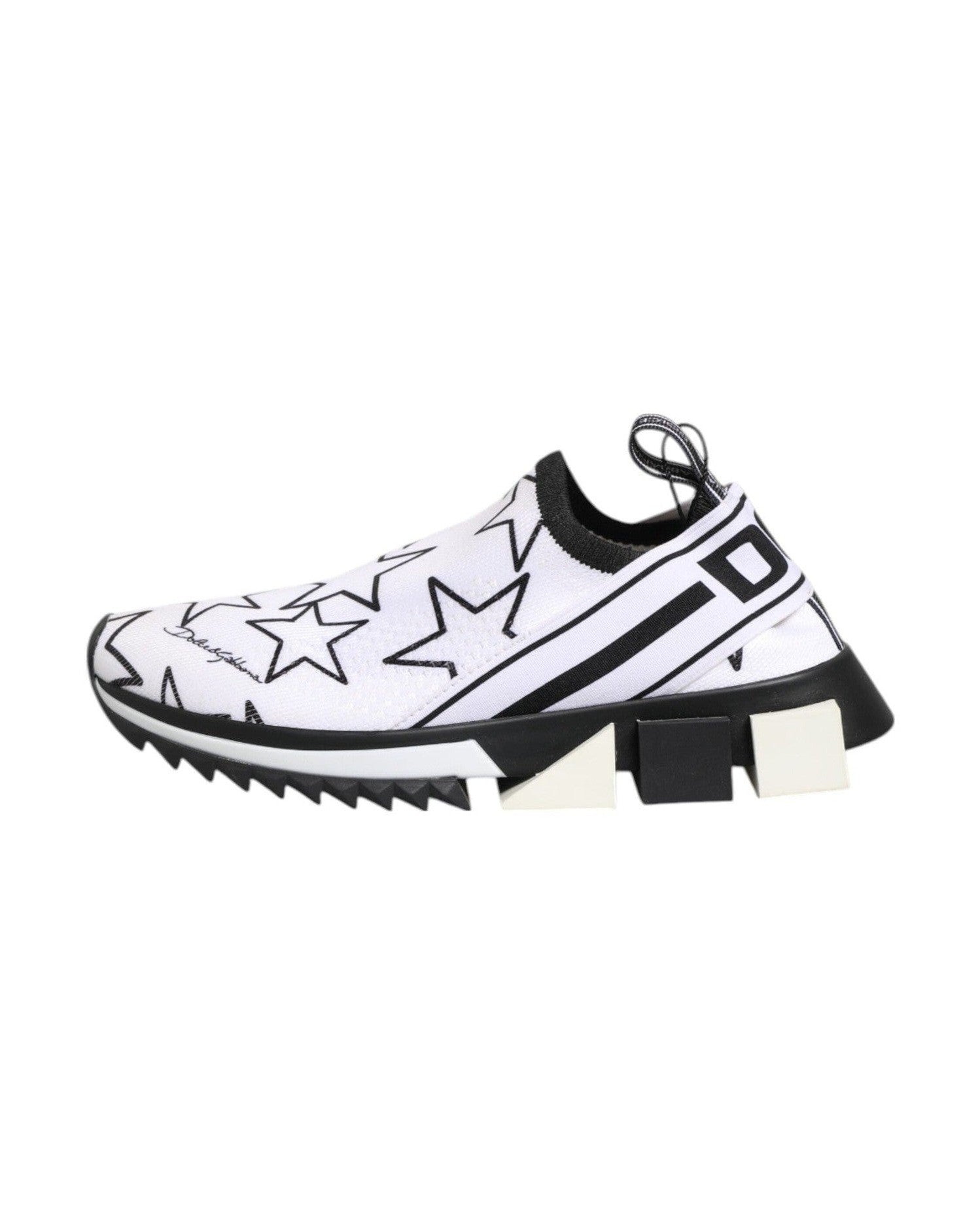 Dolce & Gabbana White Stars Sorrento Low Top Sneakers Shoes Glam Steals