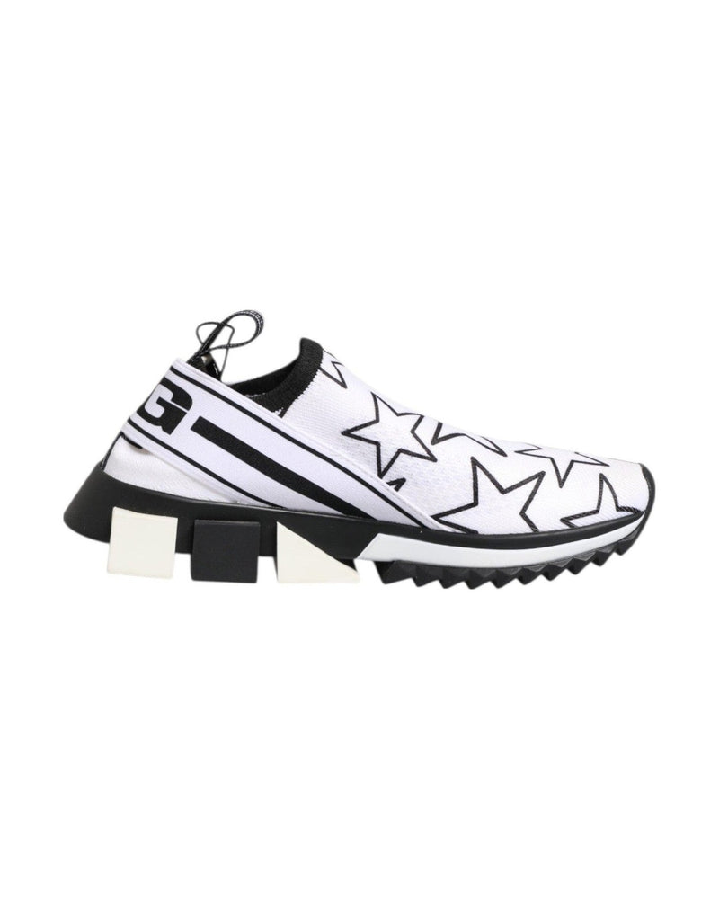 Dolce & Gabbana White Stars Sorrento Low Top Sneakers Shoes Glam Steals