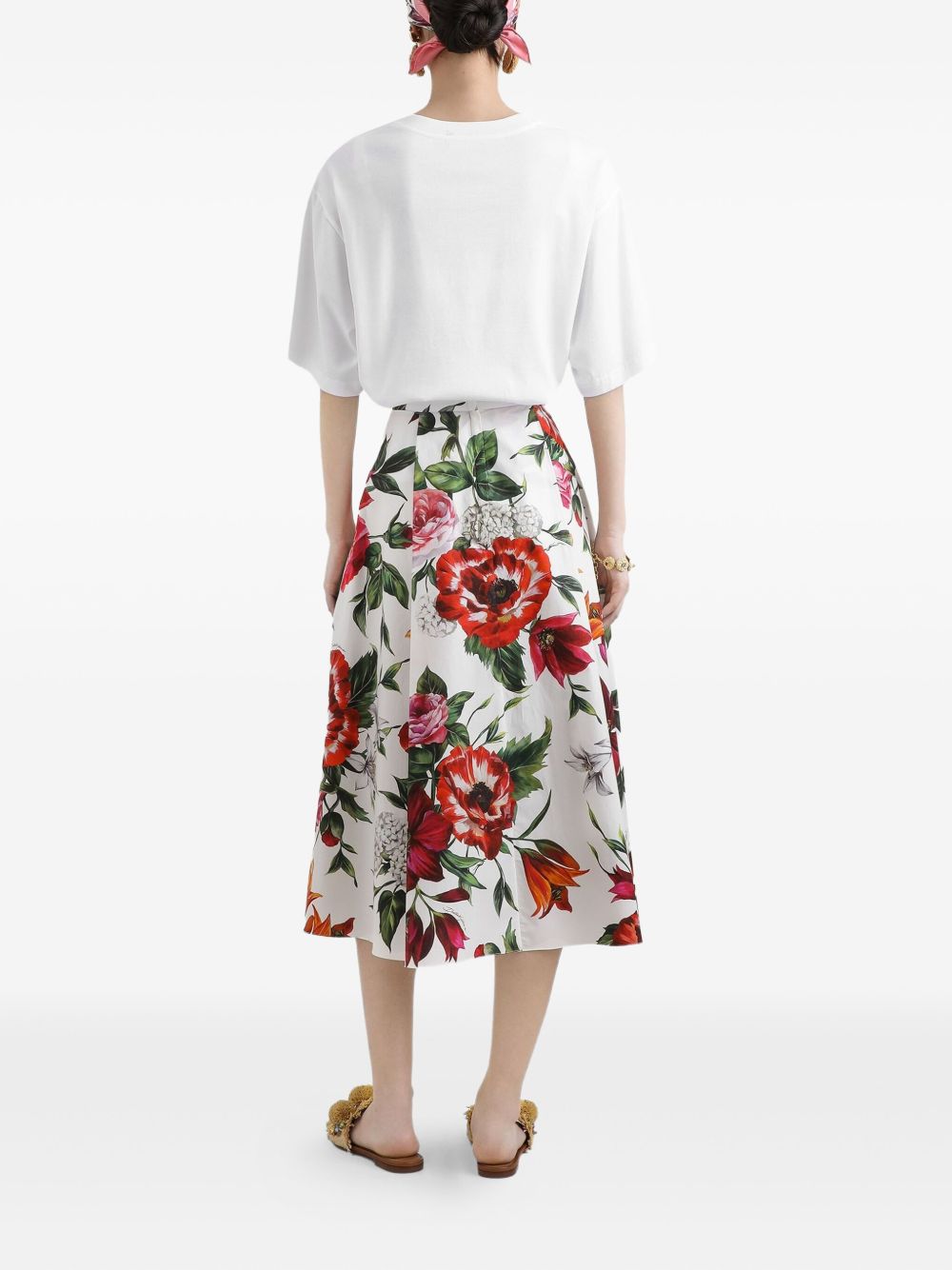 Dolce & Gabbana White T-shirt Glam Steals