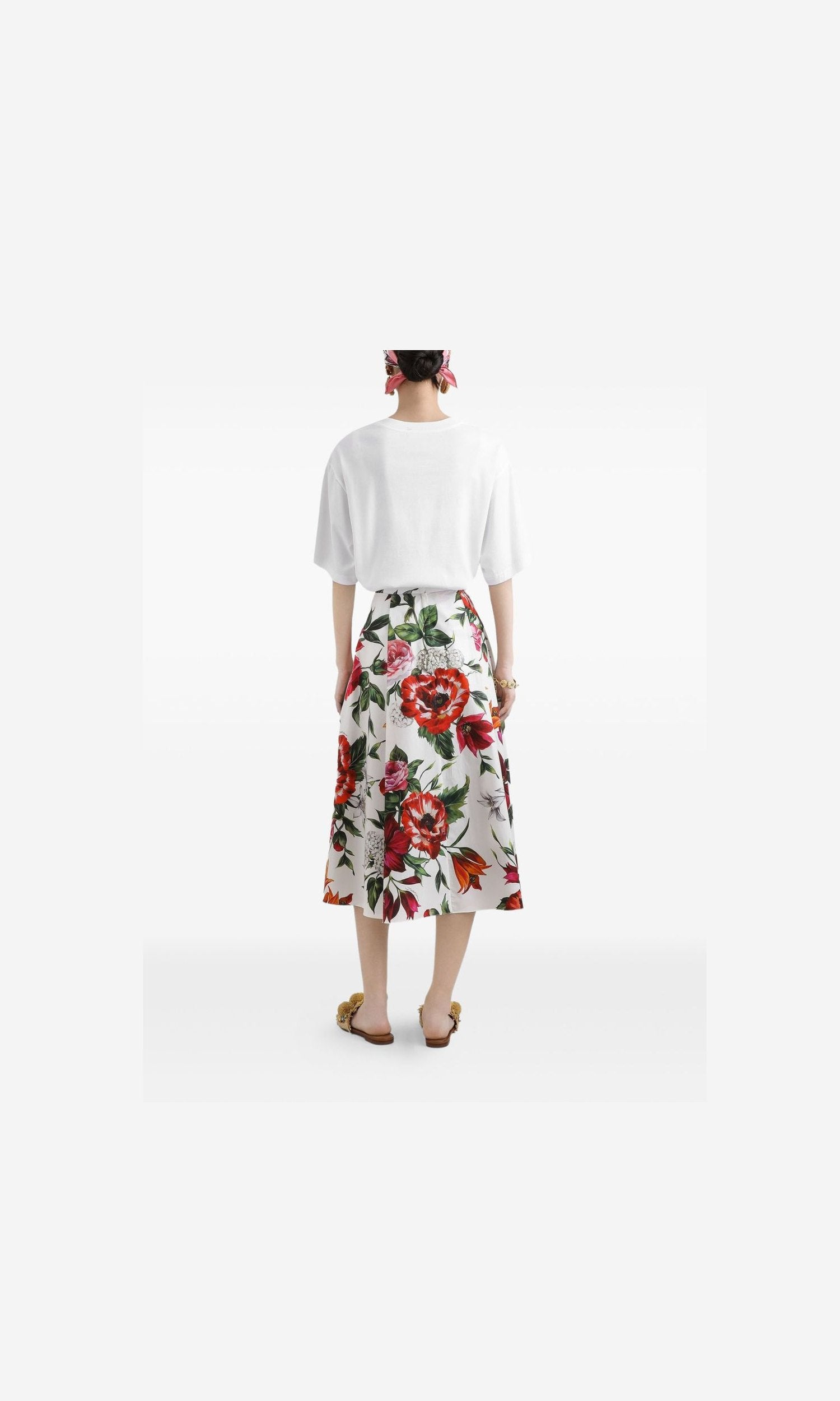 Dolce & Gabbana White T-shirt Glam Steals