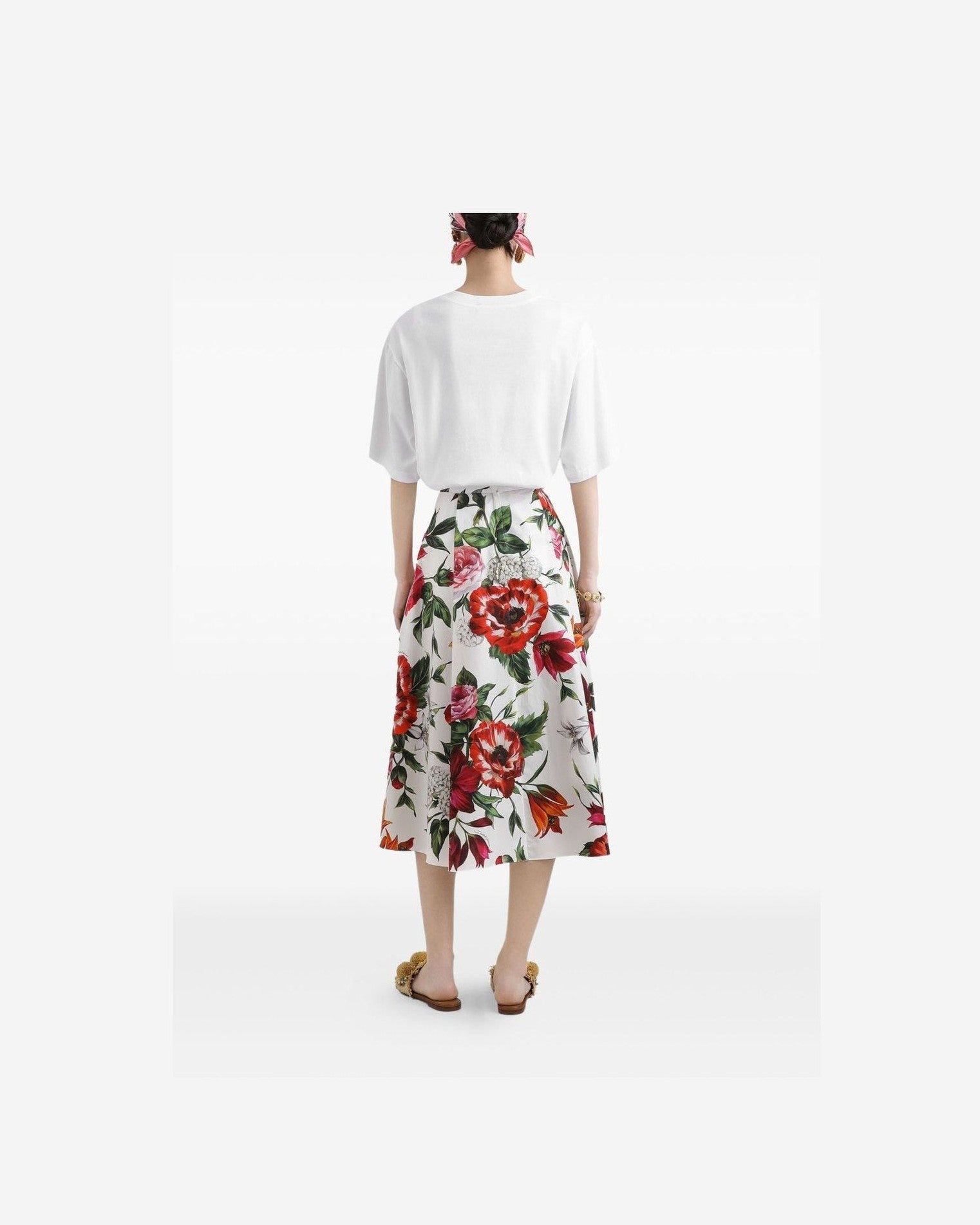 Dolce & Gabbana White T-shirt Glam Steals