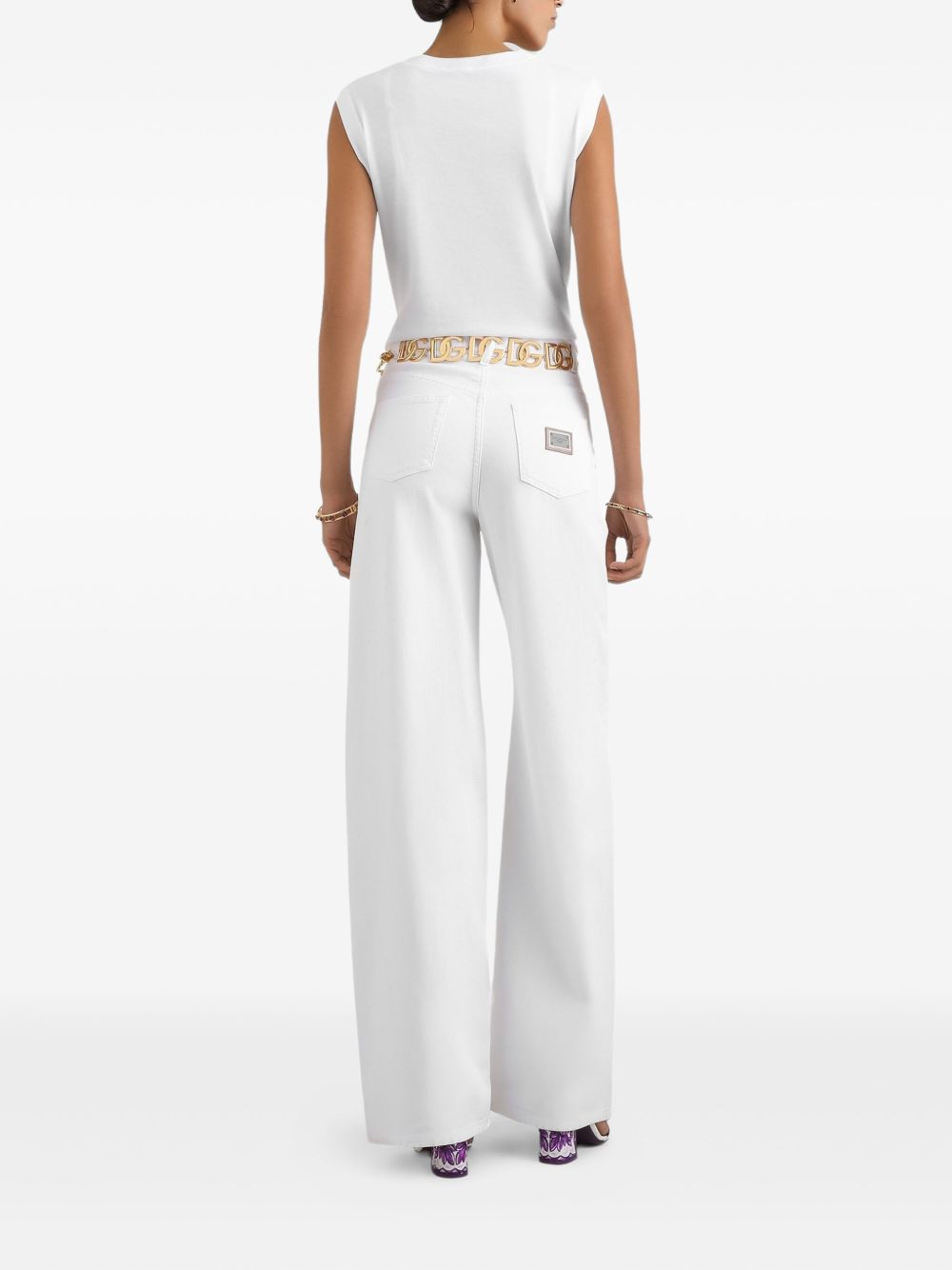 Dolce & Gabbana White T-shirt Glam Steals